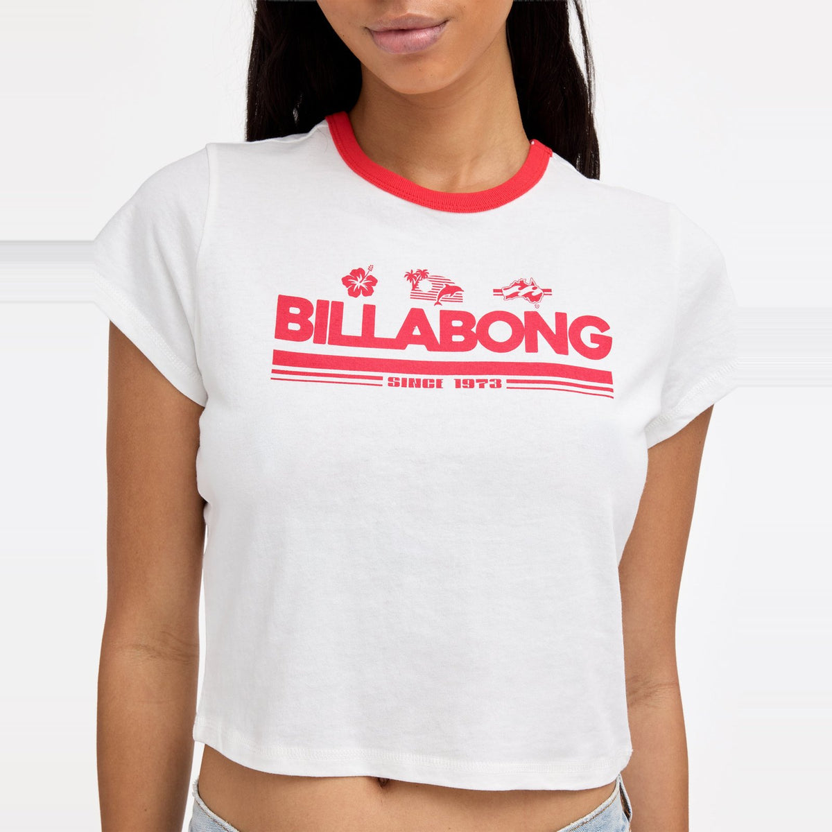 Womens On The Road T-Shirt Salt Crystal - Image 4