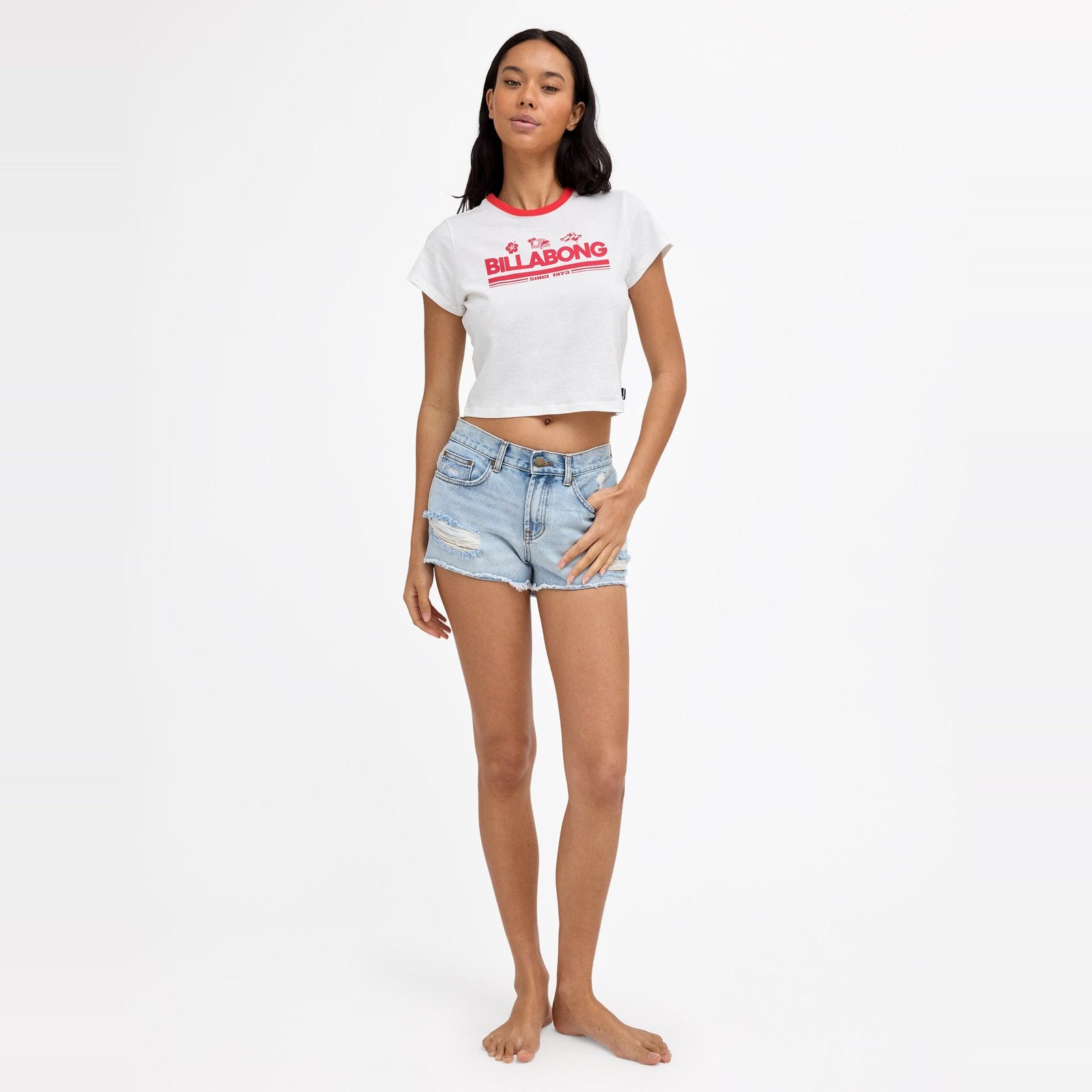 Womens On The Road T-Shirt Salt Crystal - Image 5