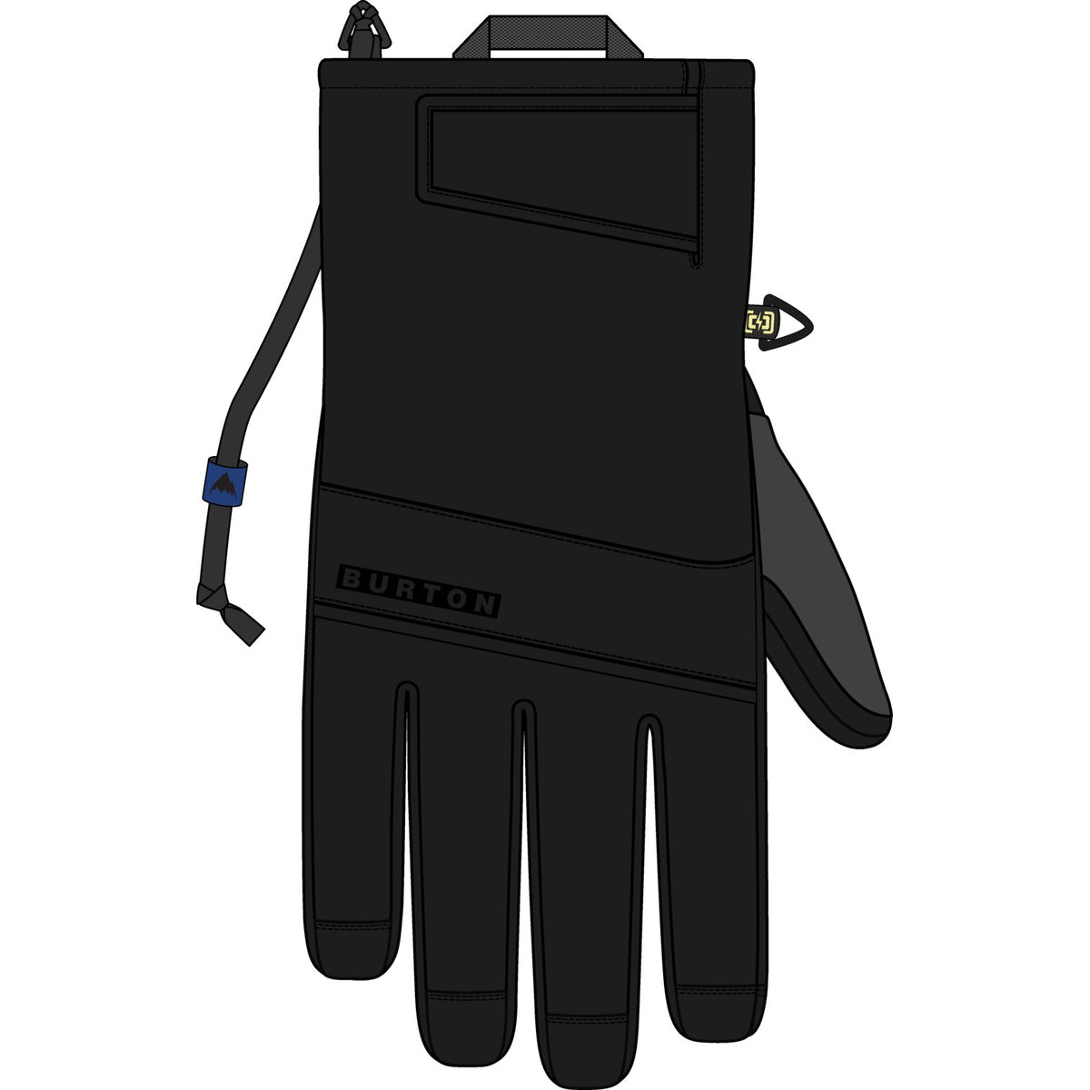 Womens Profile Under Gloves True Black - Image 2