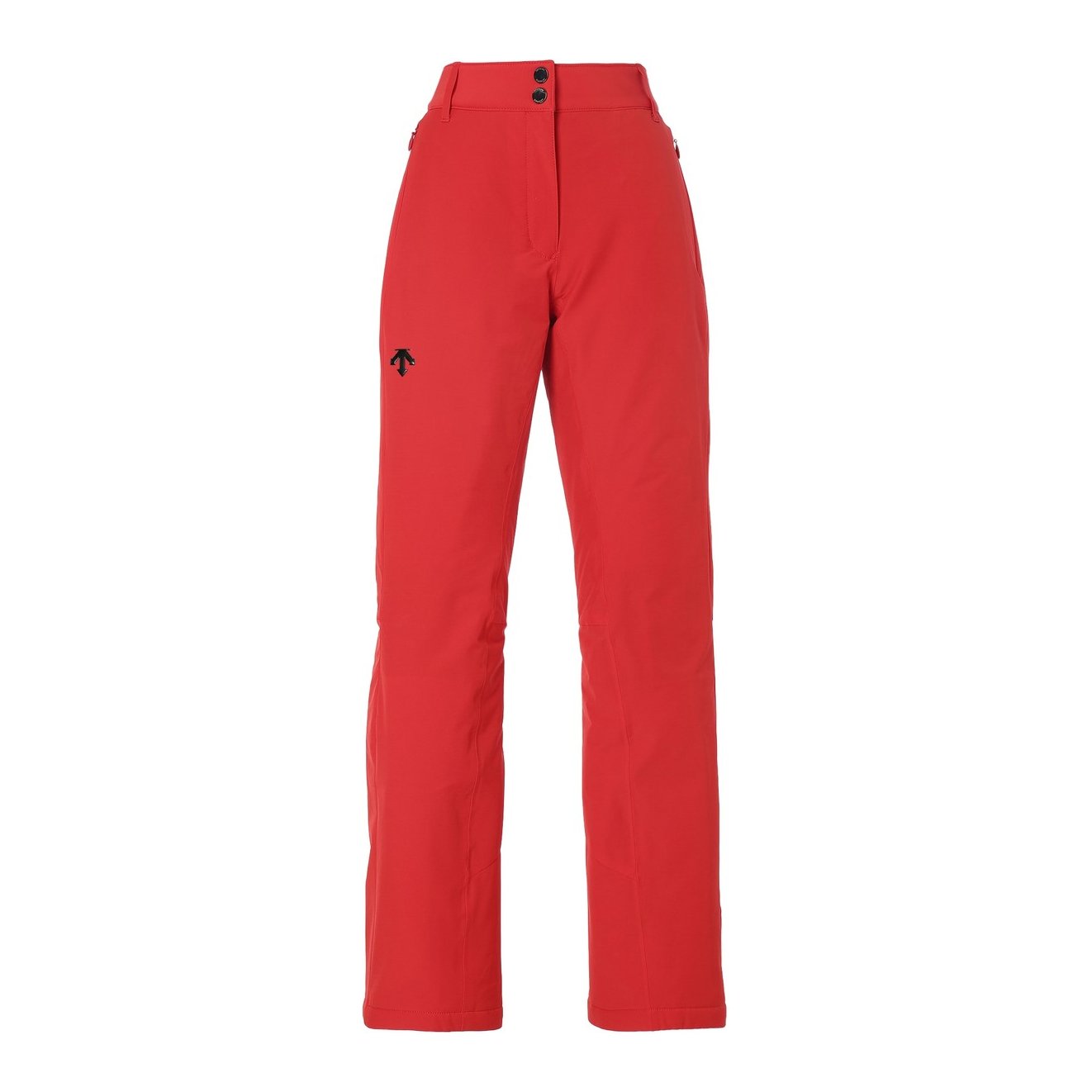 Womens Smooth Ski Pants Electric Red - Image 3