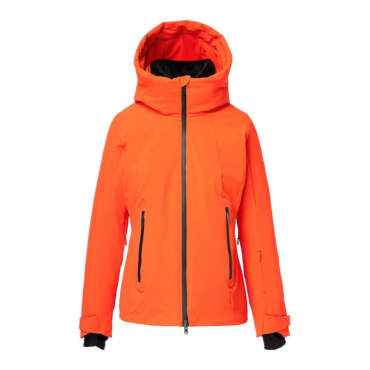 Womens Sport Insulated Ski Jacket Mandarin Orange - Image 11