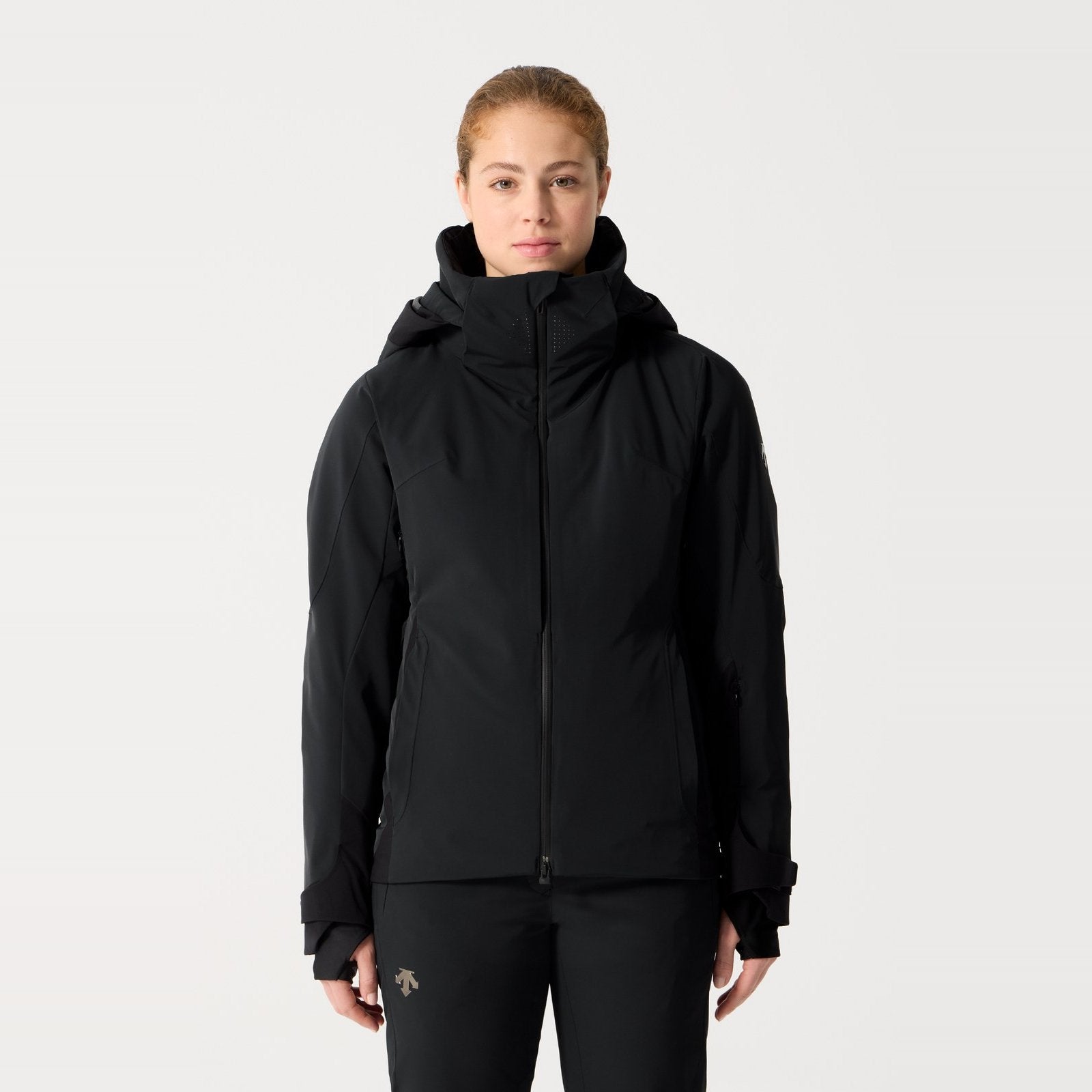 Womens Swiss Ski Jacket Black - Image 1