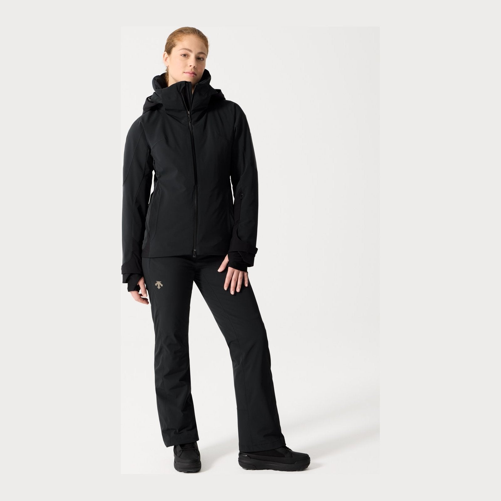 Womens Swiss Ski Jacket Black - Image 3