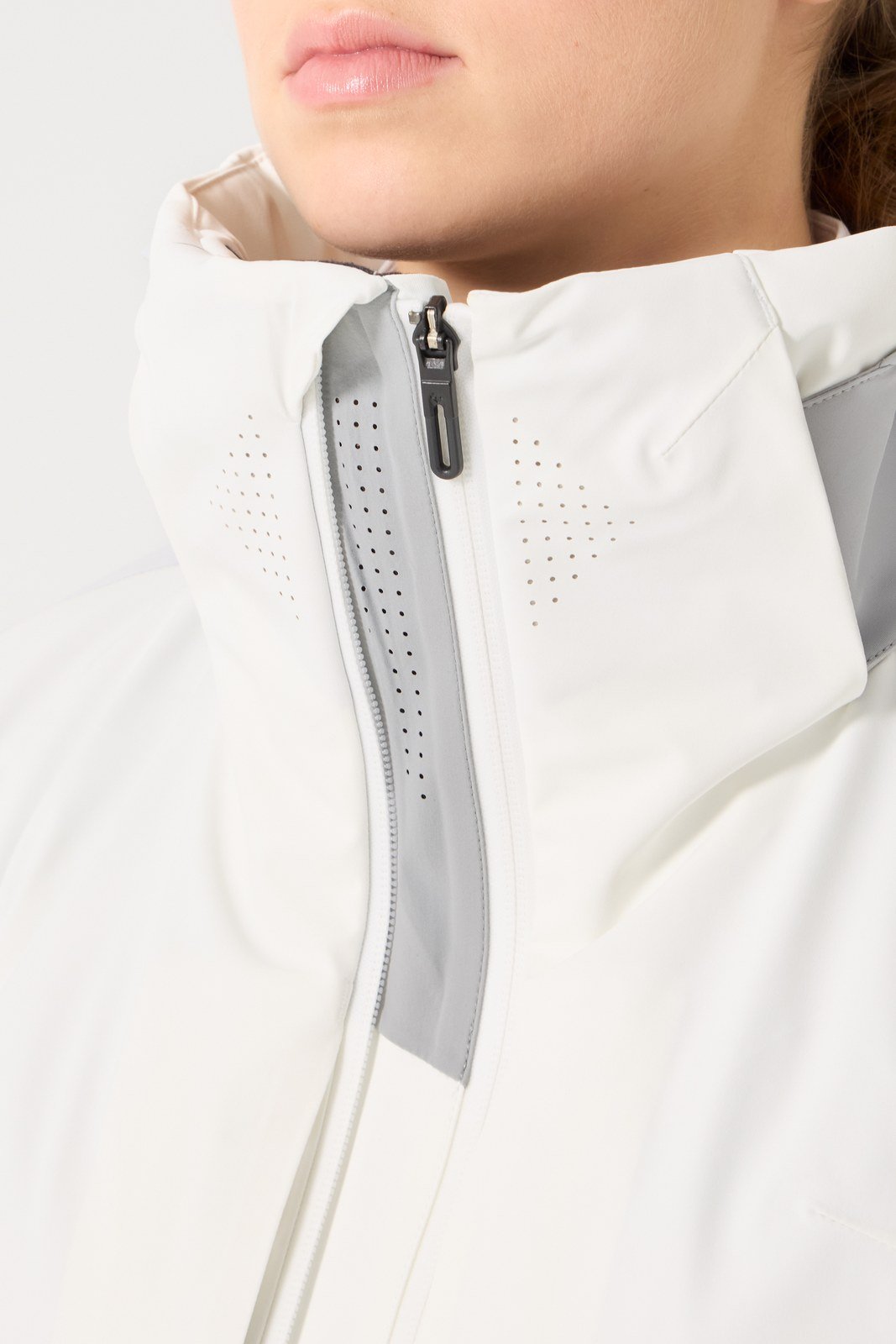 Womens Swiss Ski Jacket Super White - Image 10