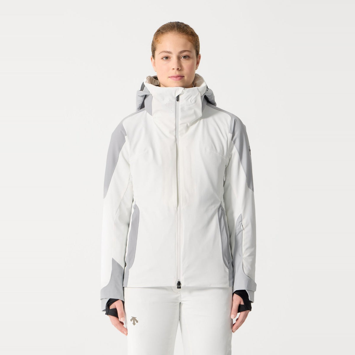Womens Swiss Ski Jacket Super White - Image 7