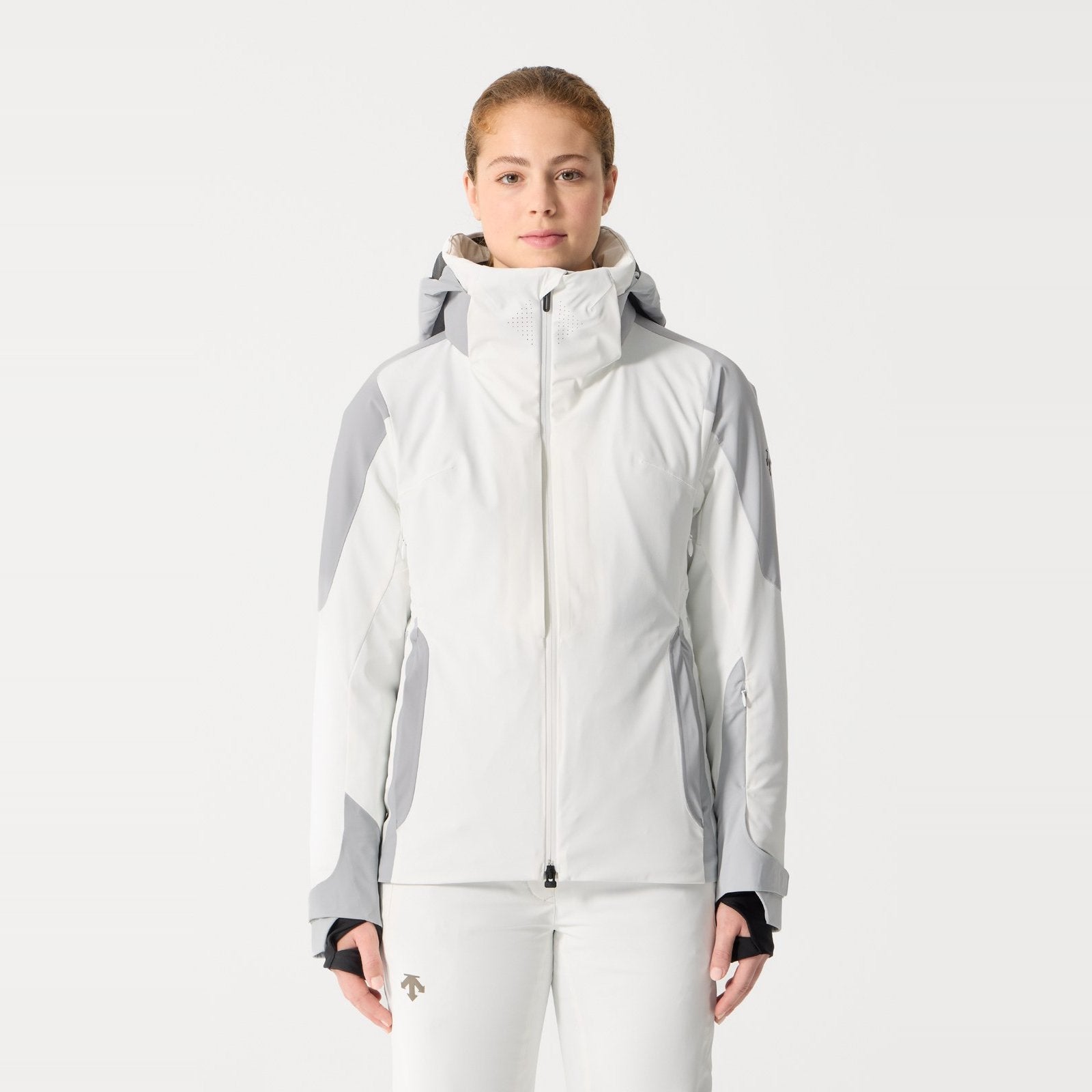 Womens Swiss Ski Jacket Super White - Image 7