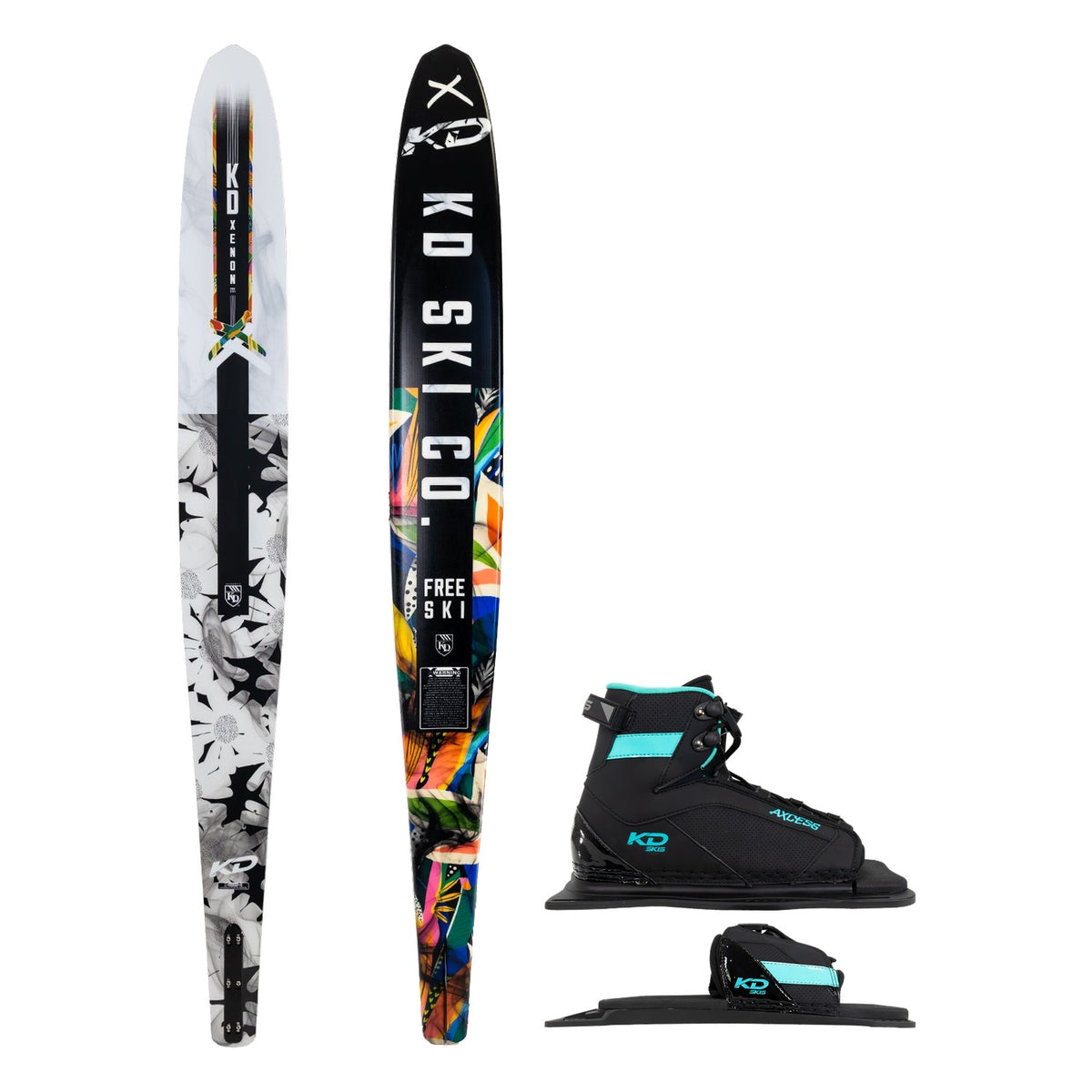 Xenon Slalom Ski w/ Axcess Womens Bindings Package