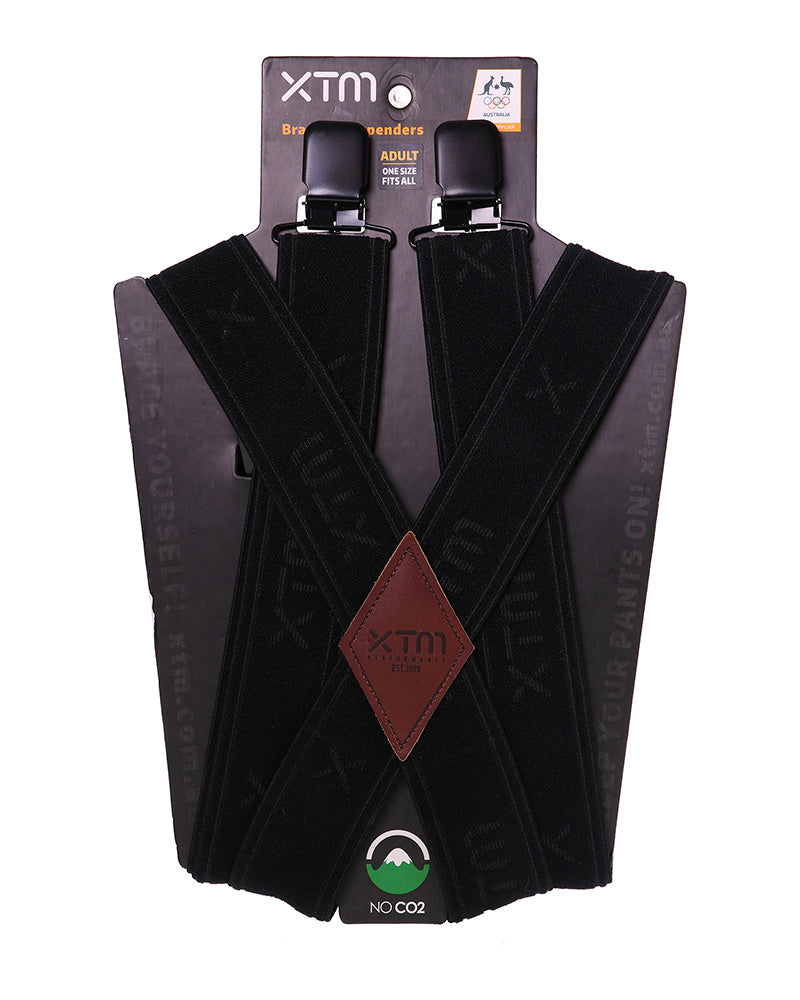 XTM BRACES SUSPENDERS BLACK