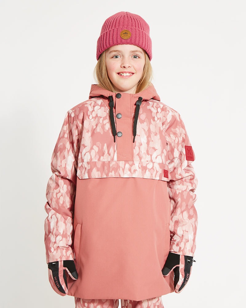 XTM Riley Anorak Youth Jacket Dusty Pink Soft Camo
