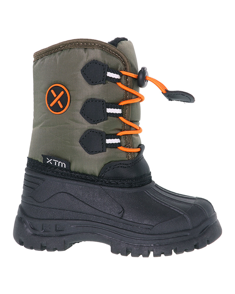 XTM Rocket Kids' Winter Boa Lined Snow Boot Forest