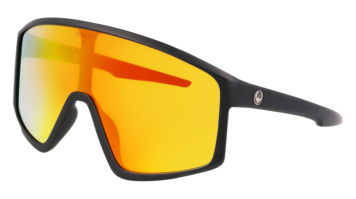 Amped Matte Black - Lumalens Red Ion Lens - Image 1