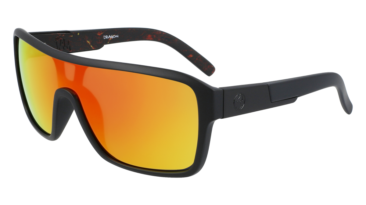 Remix Matte Black Inferno - Lumalens Red Ion Lens - Image 1