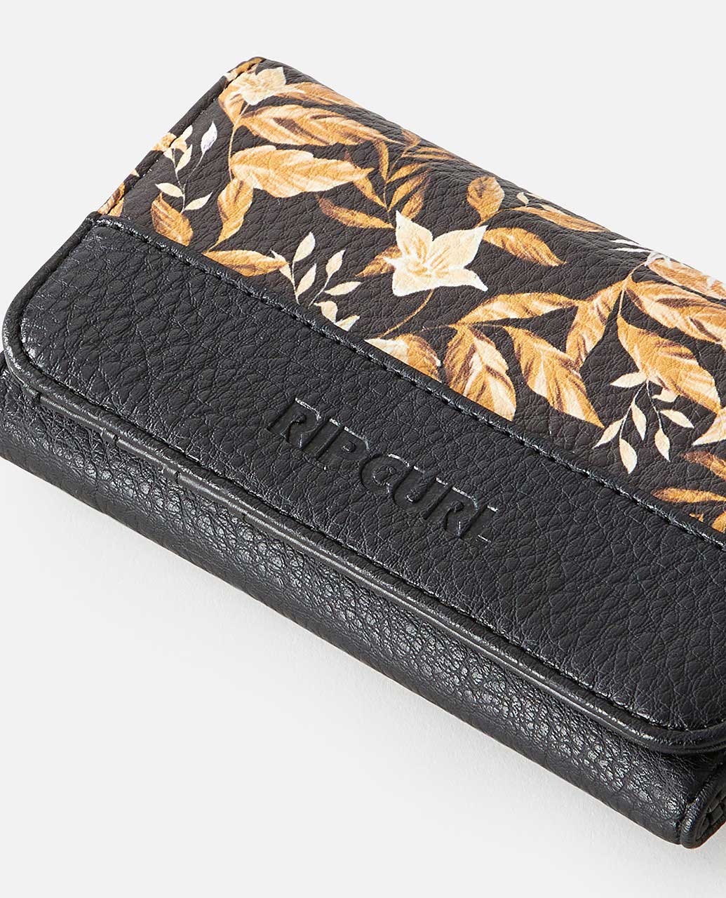 Rip Curl Mixed Floral Mid Sized Wallet Black