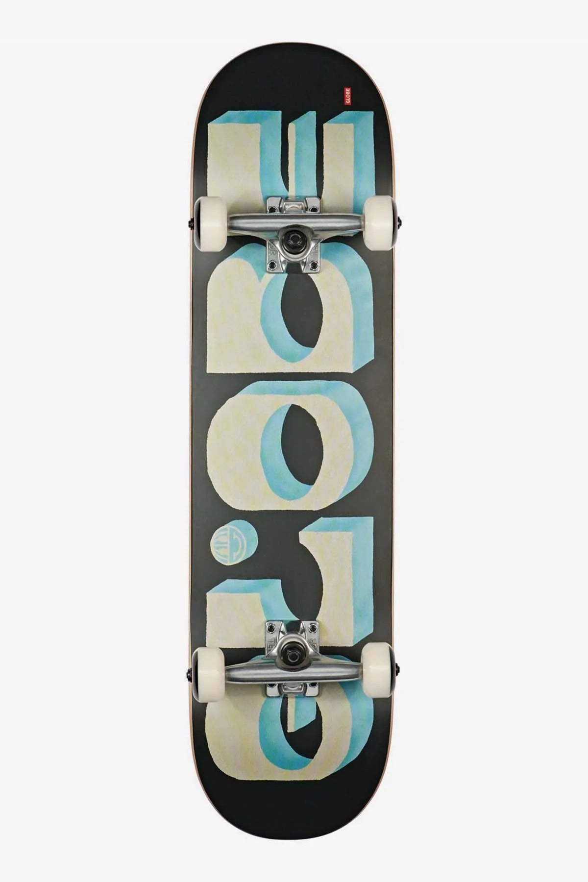 G1 D Blocks 8.0" Black/Yellow Complete Skateboard