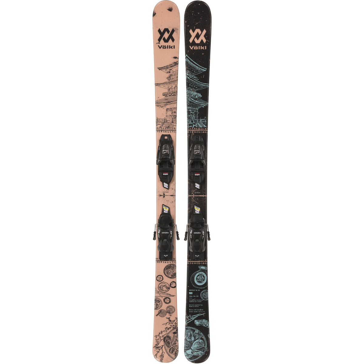 Revolt Jr Skis w/ 7.0 VMotion Jr Binding 2023