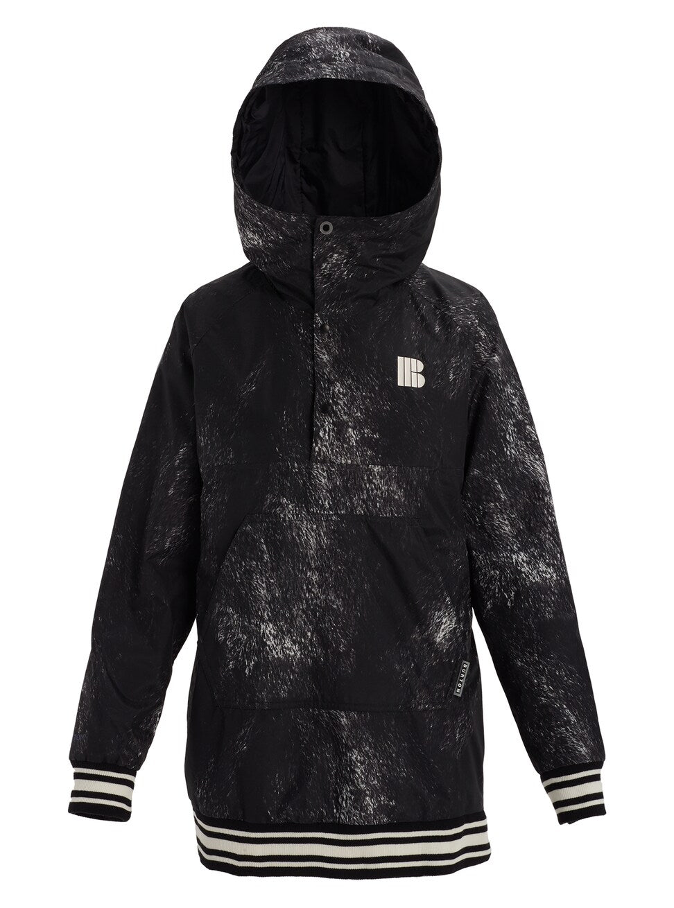 Burton Loyle Anorak Snowboard Jacket 2020 Aqua Gray / Lilac Gray / Timber Wolf / Sunny Lime 4