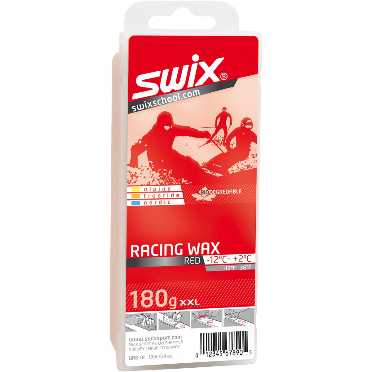 Swix Red Bio Racing Wax 180g