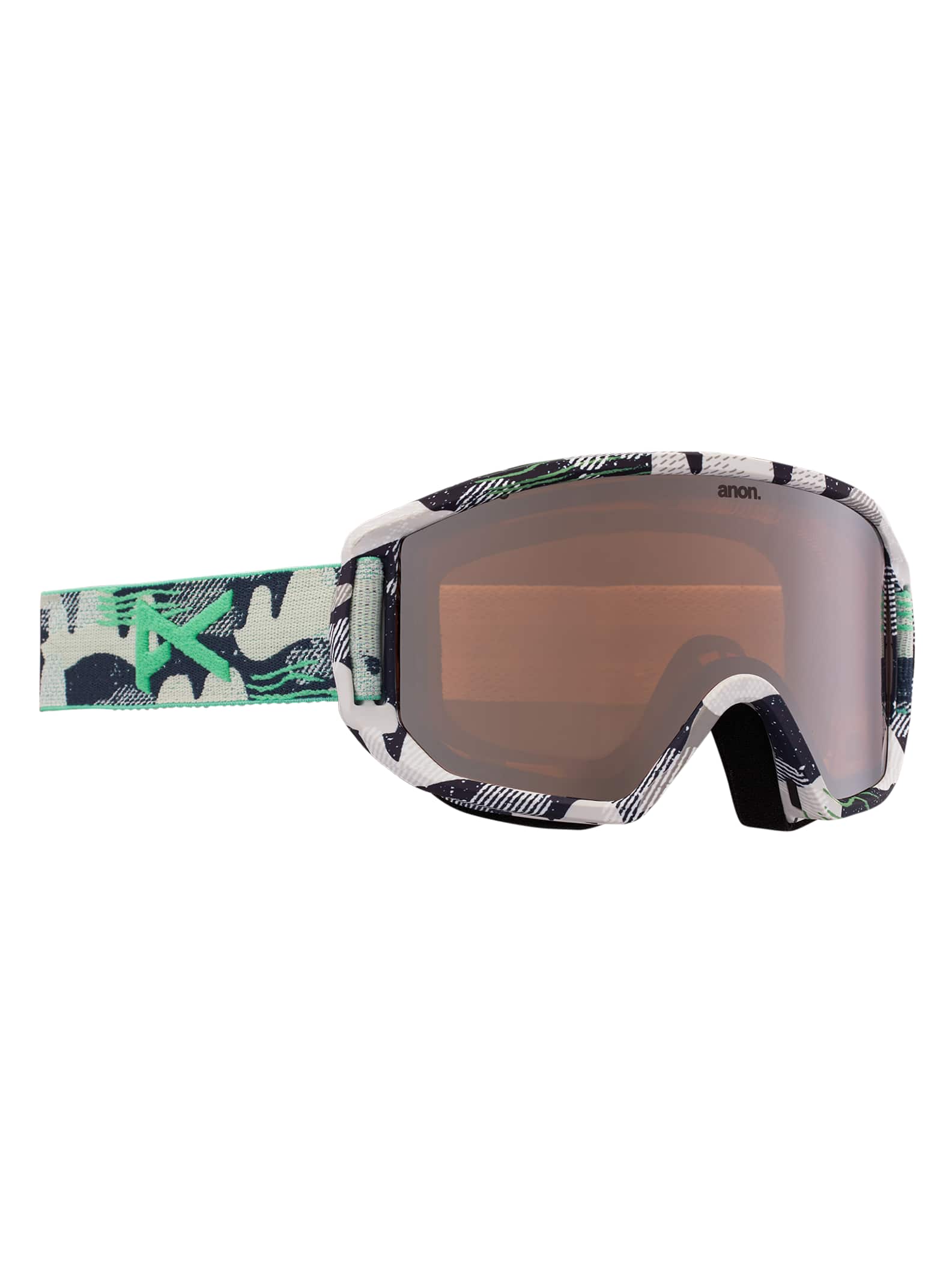 Anon Anon Relapse Jr. Goggles + MFI® Face Mask Frame: mountains, lens: silver amber (35% / s2)