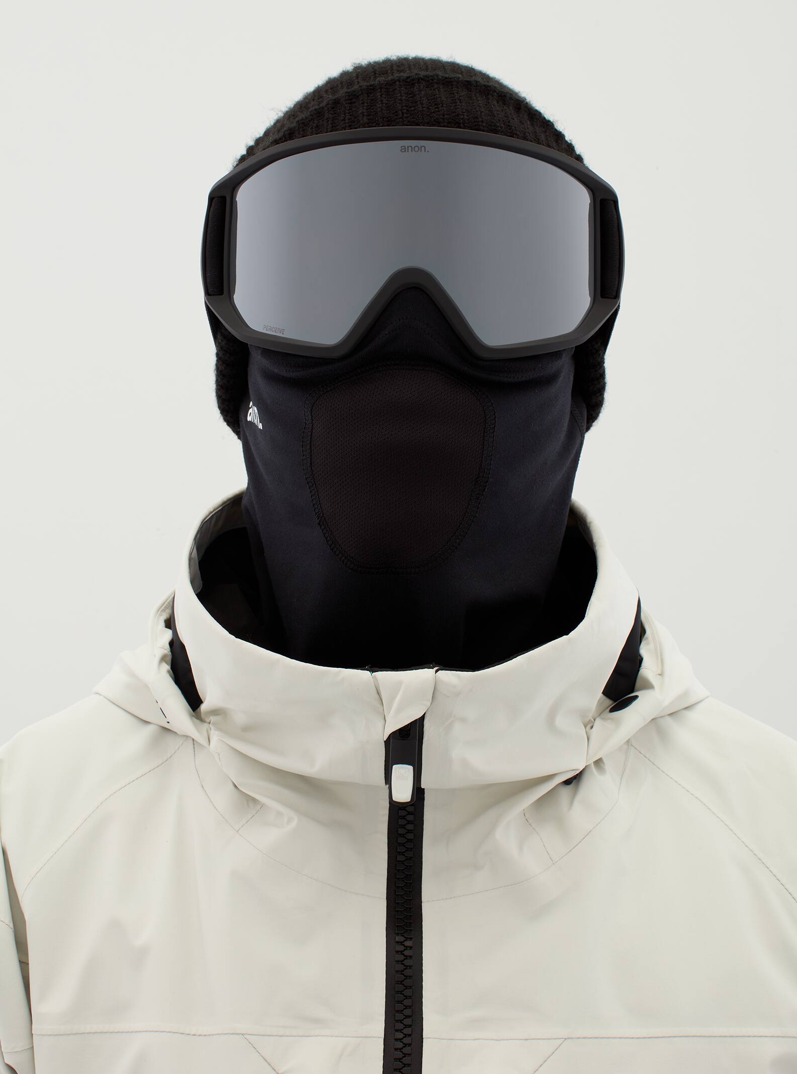 Anon Anon Relapse Goggles + Bonus Lens + MFI® Face Mask Frame: smoke, lens: perceive sunny onyx (6% / s4), spare lens: amber (55% / s1)