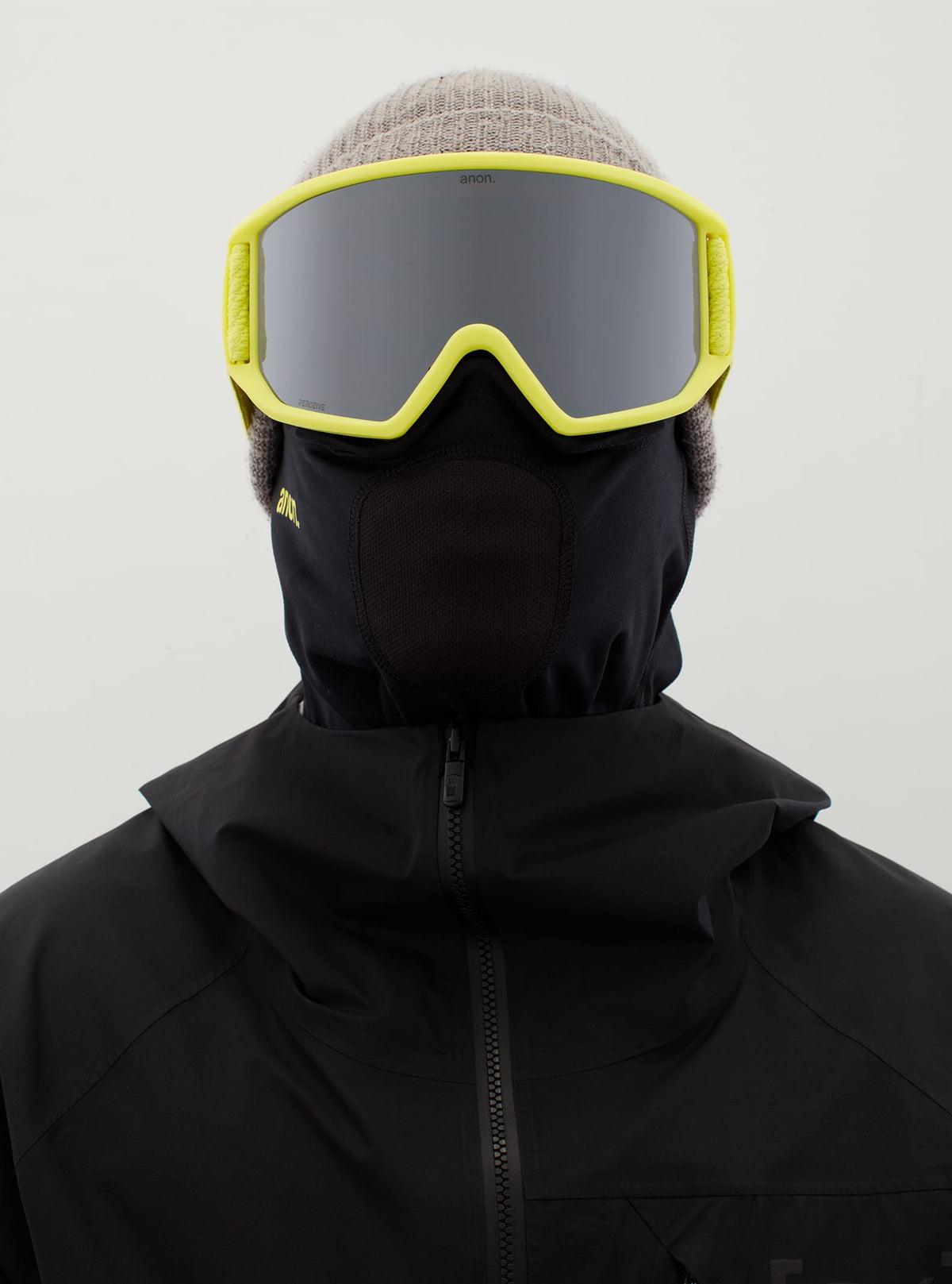 Anon Anon Relapse Goggles + Bonus Lens + MFI® Face Mask Frame: lemon, lens: perceive sunny onyx (6% / s4), spare lens: amber (55% / s1)