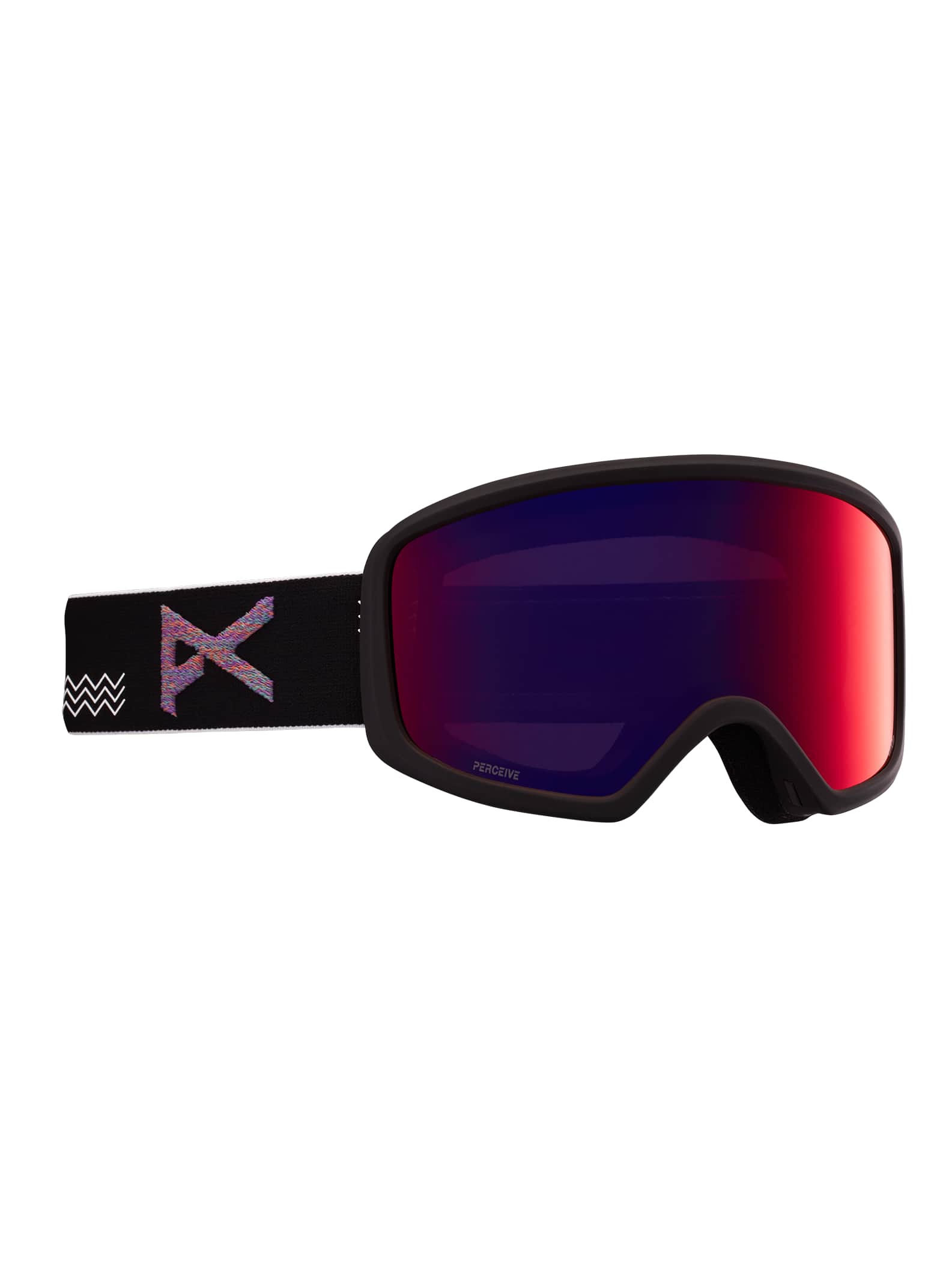 Anon Anon Deringer Goggles + Bonus Lens + MFI® Face Mask Frame: waves, lens: perceive sunny red (14% / s3), spare lens: amber (55% / s1)
