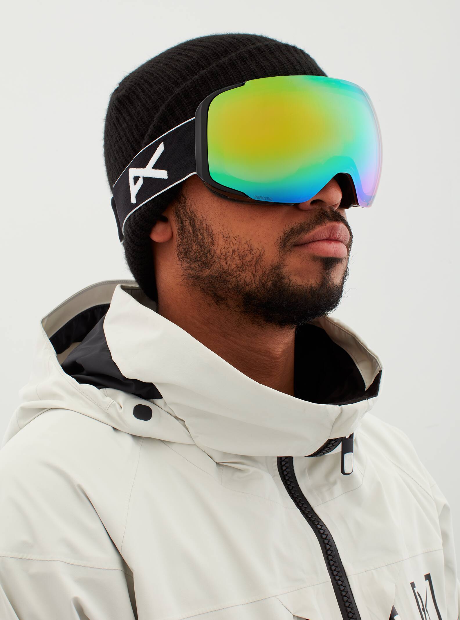 Anon Anon M2 Goggles + Bonus Lens Frame: black, lens: perceive variable green (22% / s2), spare lens: perceive cloudy pink (53% / s1)
