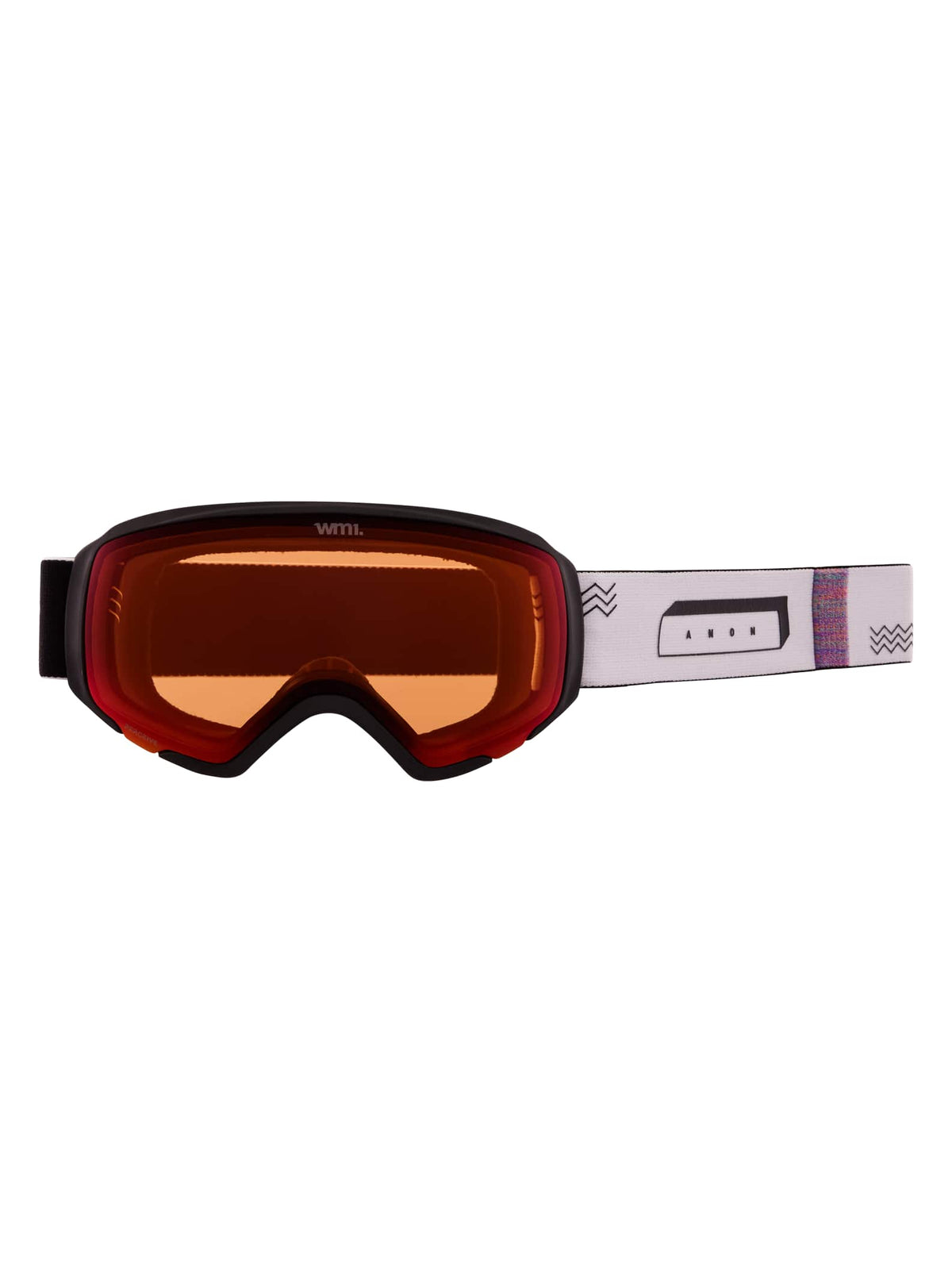 Anon Anon WM1 Goggles + Bonus Lens - Low Bridge Fit Frame: waves, lens: perceive sunny red (14% / s3), spare lens: perceive cloudy burst (59% / s1)