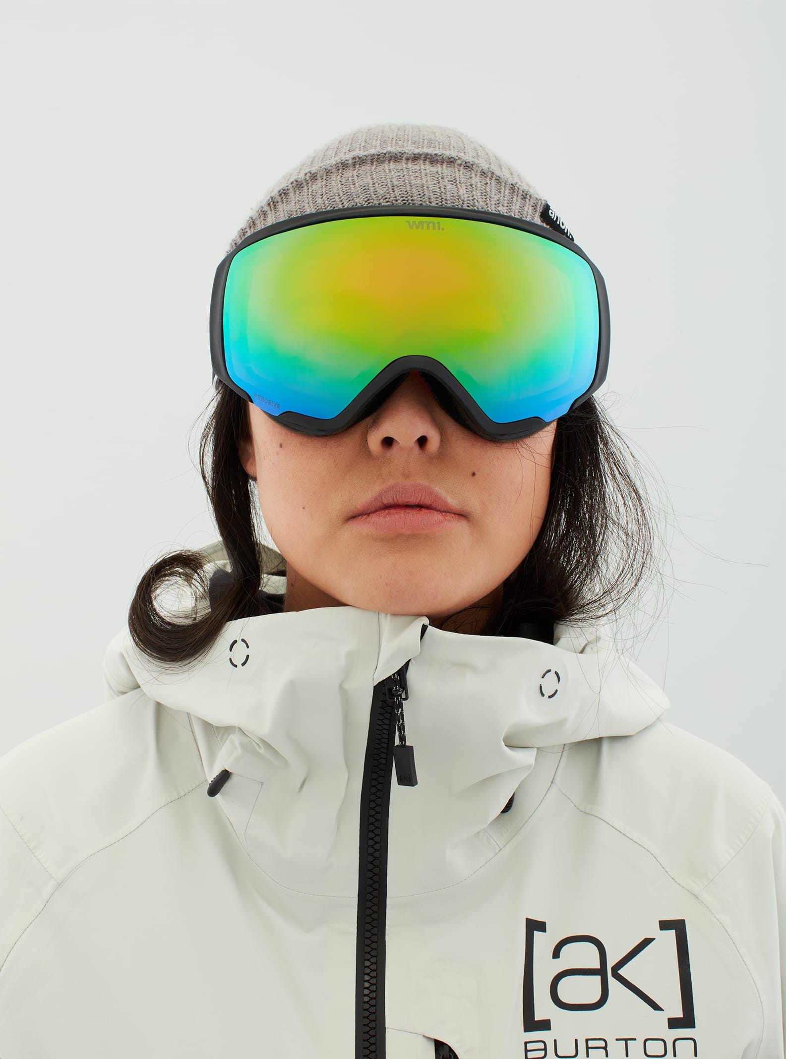 Anon Anon WM1 Goggles + Bonus Lens Frame: black, lens: perceive variable green (22% / s2), spare lens: perceive cloudy pink (53% / s1)