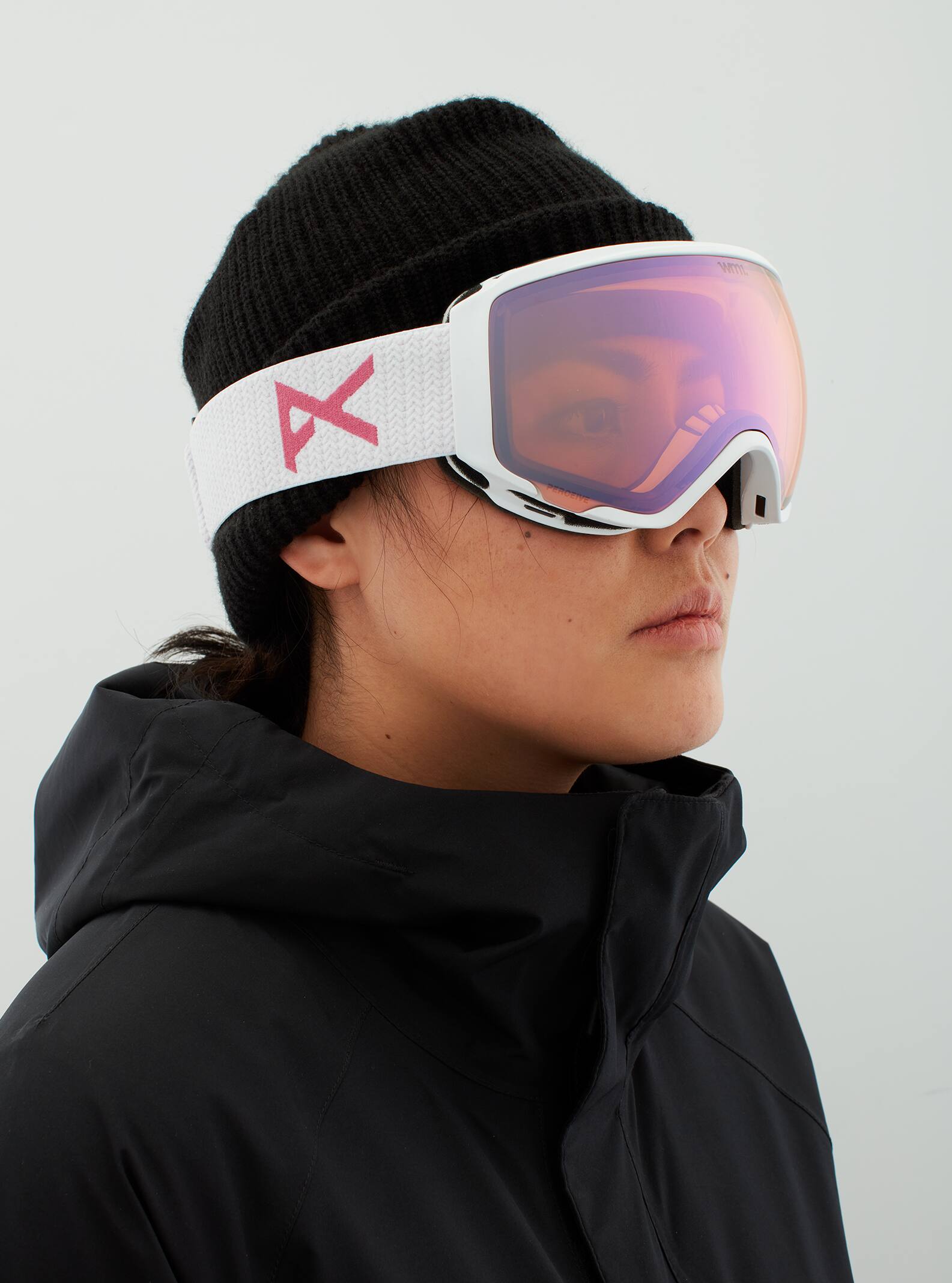 Anon Anon WM1 Goggles + Bonus Lens Frame: white, lens: perceive cloudy pink (53% / s1), spare lens: perceive variable blue (21% / s2)