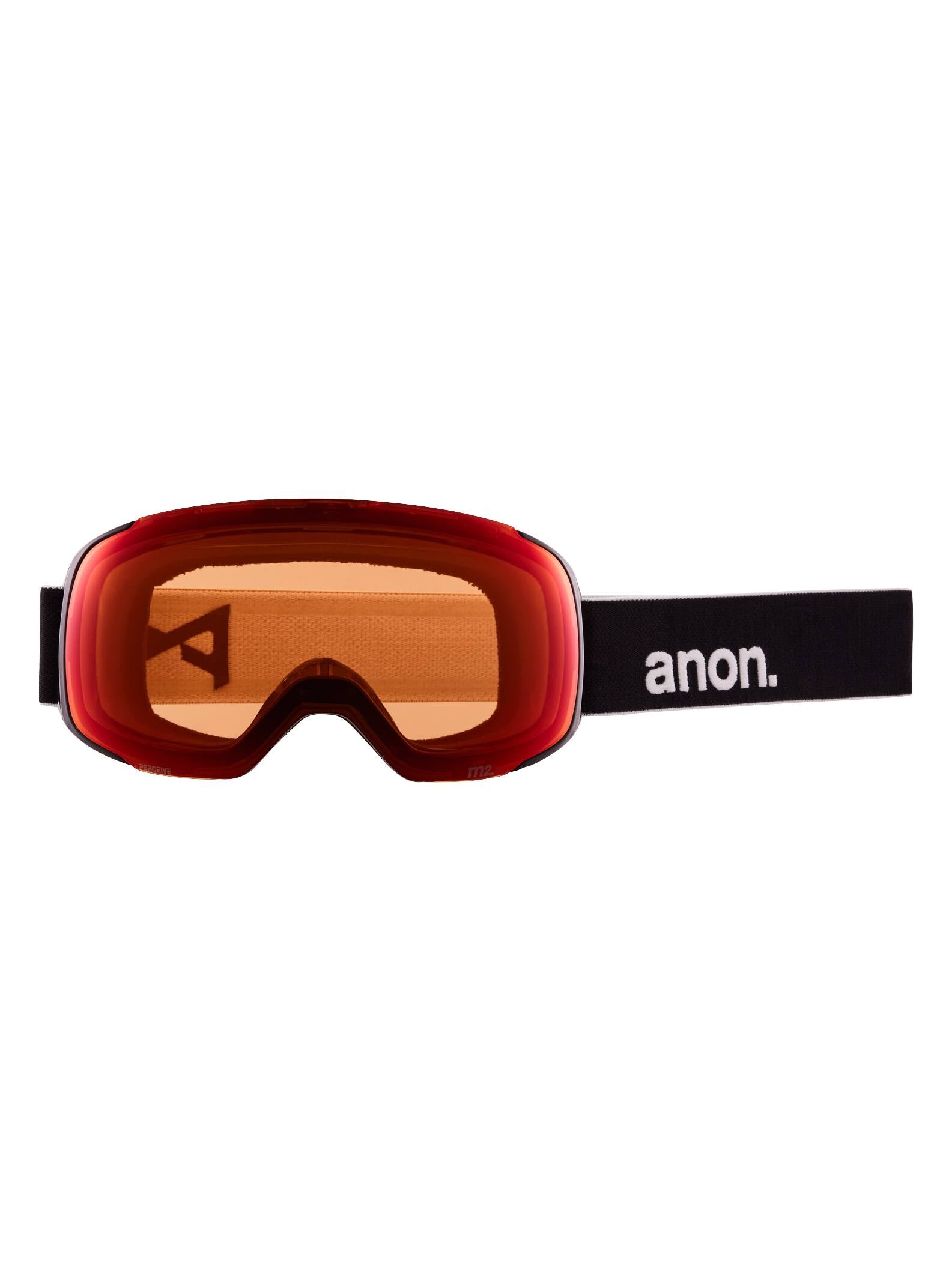 Anon Anon M2 Goggles + Bonus Lens + MFI® Face Mask Frame: black, lens: perceive sunny red (14% / s3), spare lens: perceive cloudy burst (59% / s1)
