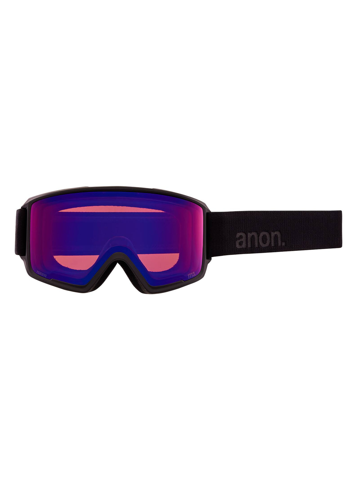 Anon Anon M3 Goggles + Bonus Lens + MFI® Face Mask Frame: smoke, lens: perceive sunny onyx (6% / s4), spare lens: perceive variable violet (34% / s2)