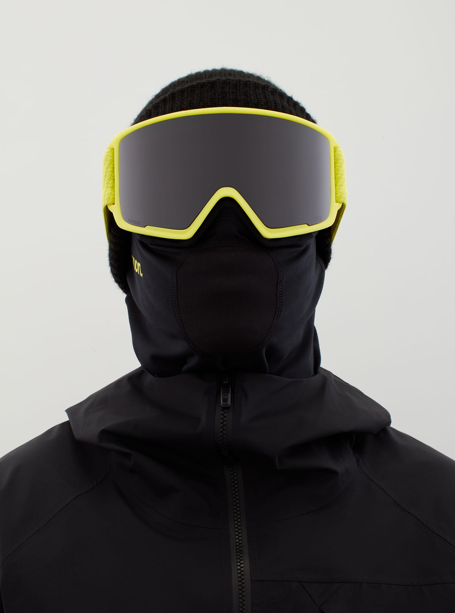 Anon Anon M3 Goggles + Bonus Lens + MFI® Face Mask Frame: lemon, lens: perceive sunny onyx (6% / s4), spare lens: perceive variable violet (34% / s2)