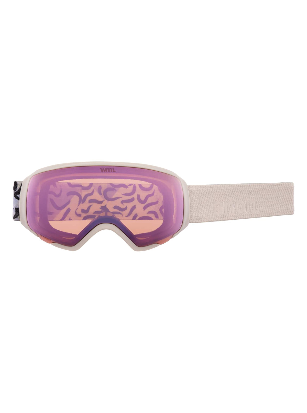 Anon Anon WM1 Goggles + Bonus Lens + MFI® Face Mask Frame: powder, lens: perceive variable blue (21% / s2), spare lens: perceive cloudy pink (53% / s1)