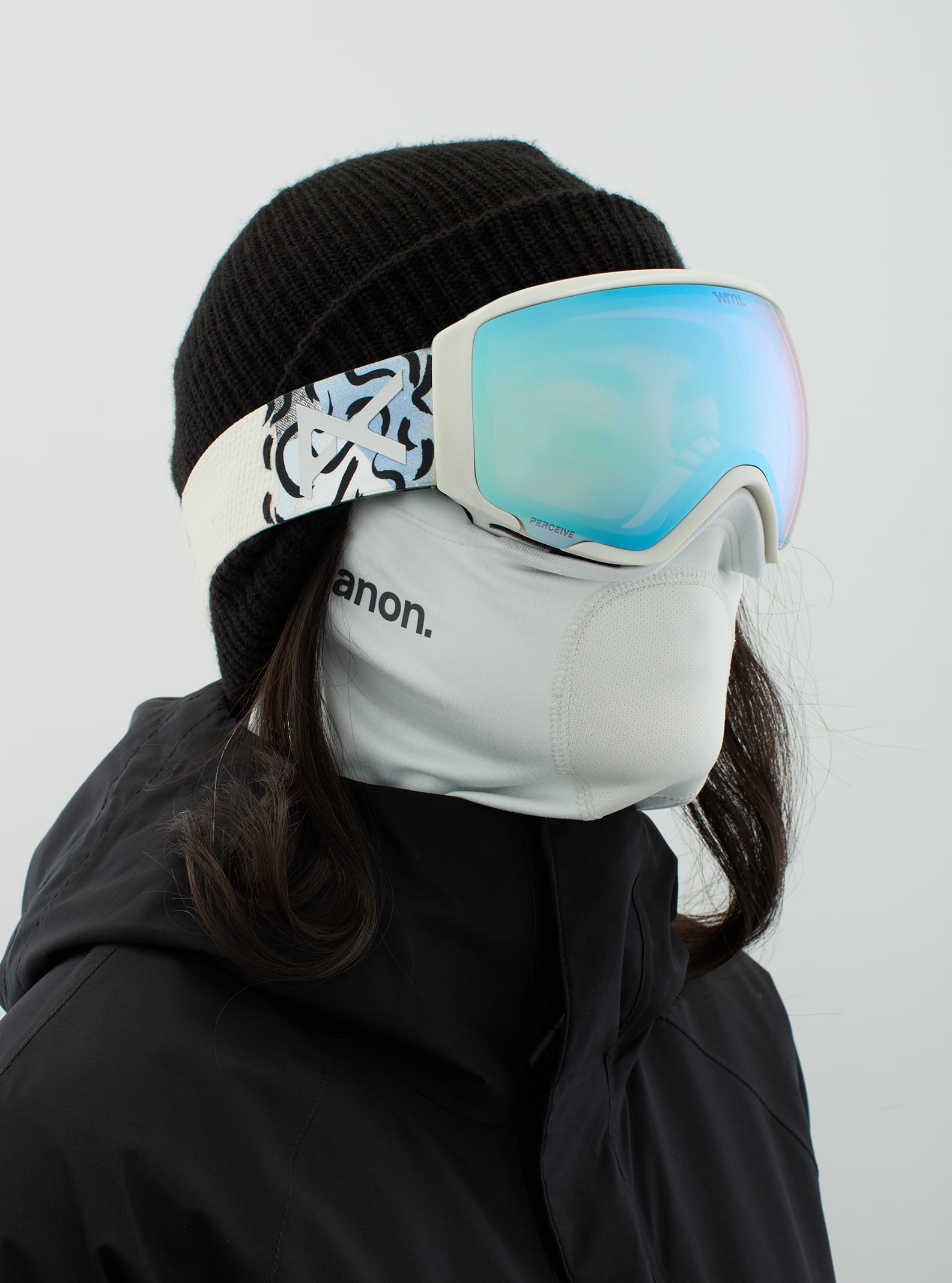 Anon Anon WM1 Goggles + Bonus Lens + MFI® Face Mask Frame: powder, lens: perceive variable blue (21% / s2), spare lens: perceive cloudy pink (53% / s1)