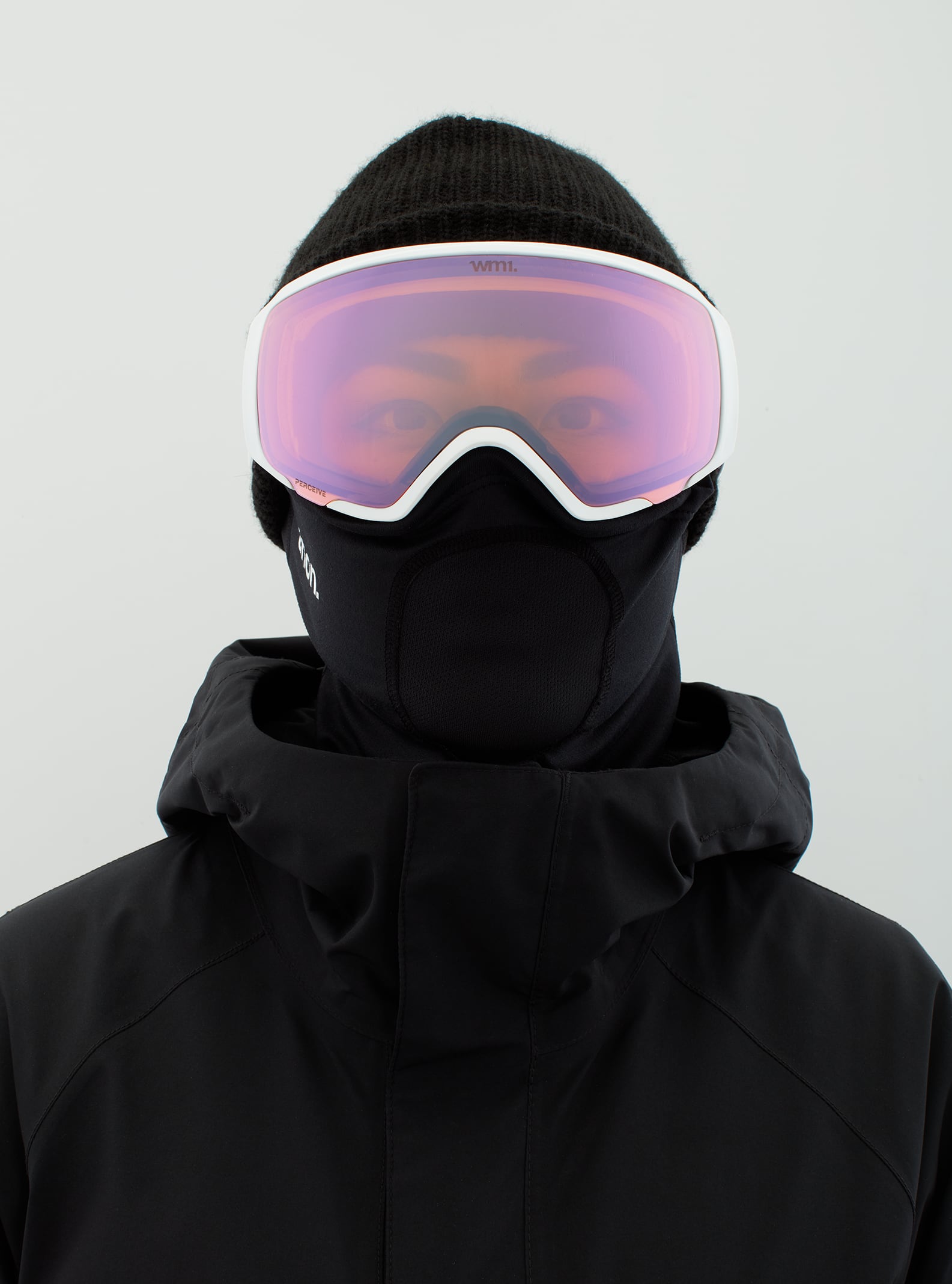 Anon Anon WM1 Goggles + Bonus Lens + MFI® Face Mask Frame: white, lens: perceive cloudy pink (53% / s1), spare lens: perceive variable blue (21% / s2)