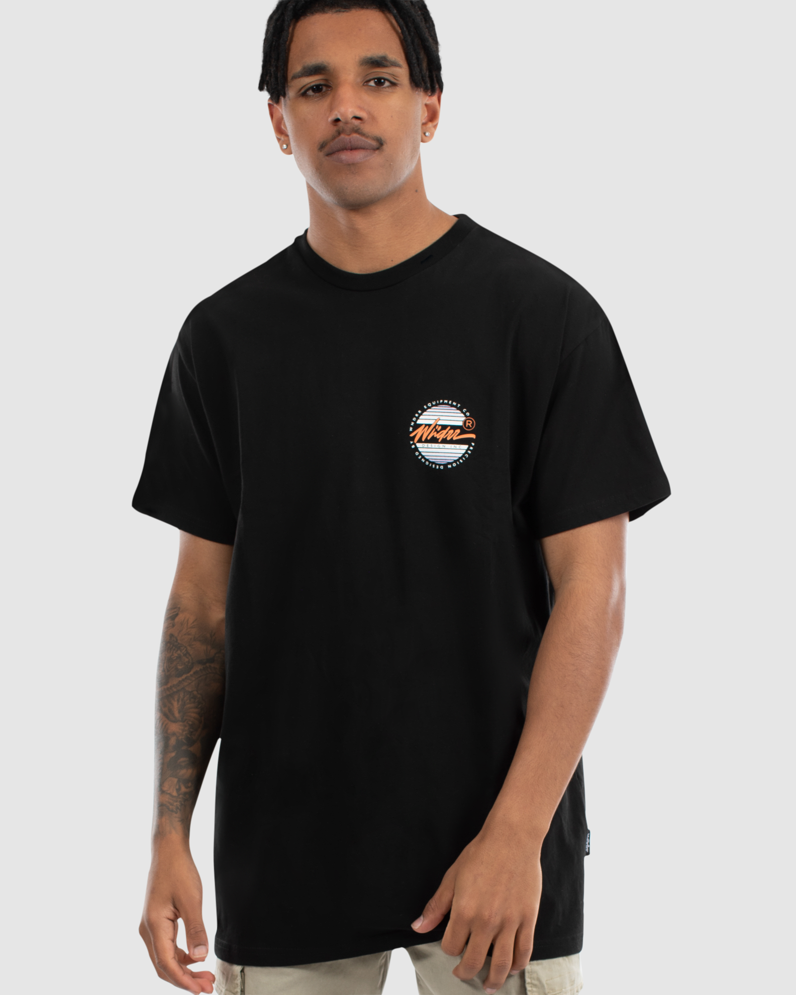 HALF VOLLEY CUSTOM FIT TEE - BLACK