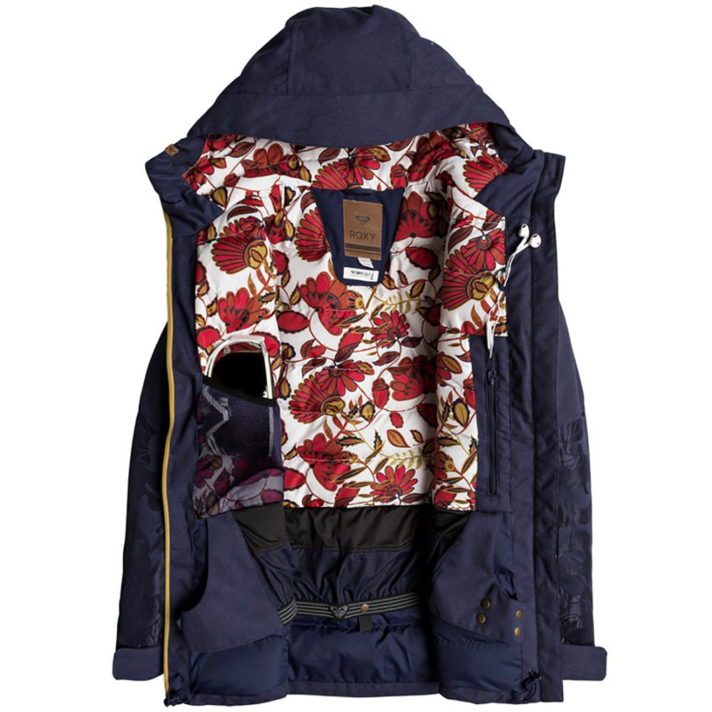 Roxy Torah Bright Stormfall Snow Jacket 2018 Peacoat