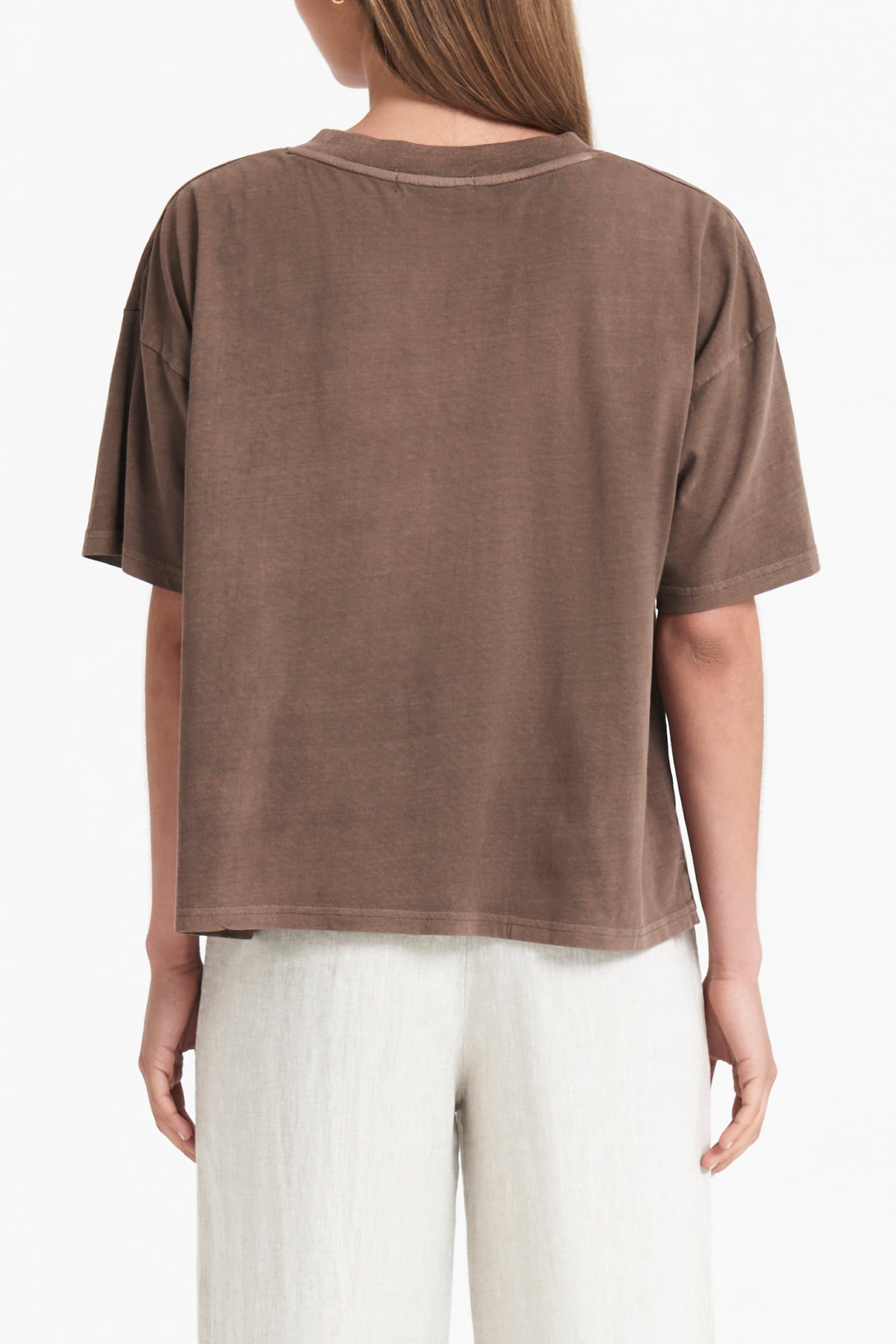 nude. washed tee