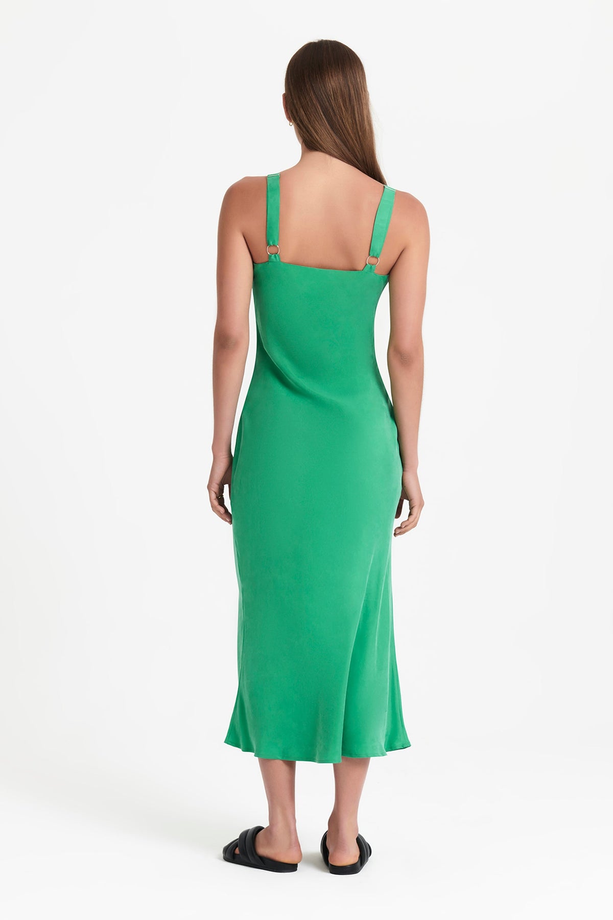 arianne cupro slip dress