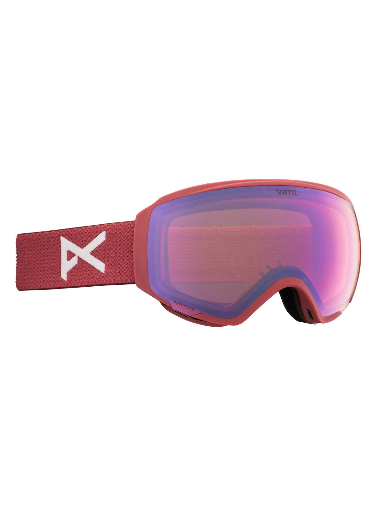 Anon Anon WM1 Goggles + Bonus Lens + MFI® Face Mask - Low Bridge Fit Frame: blush, lens: perceive cloudy pink (53% / s1), spare lens: perceive variable blue (21% / s2)