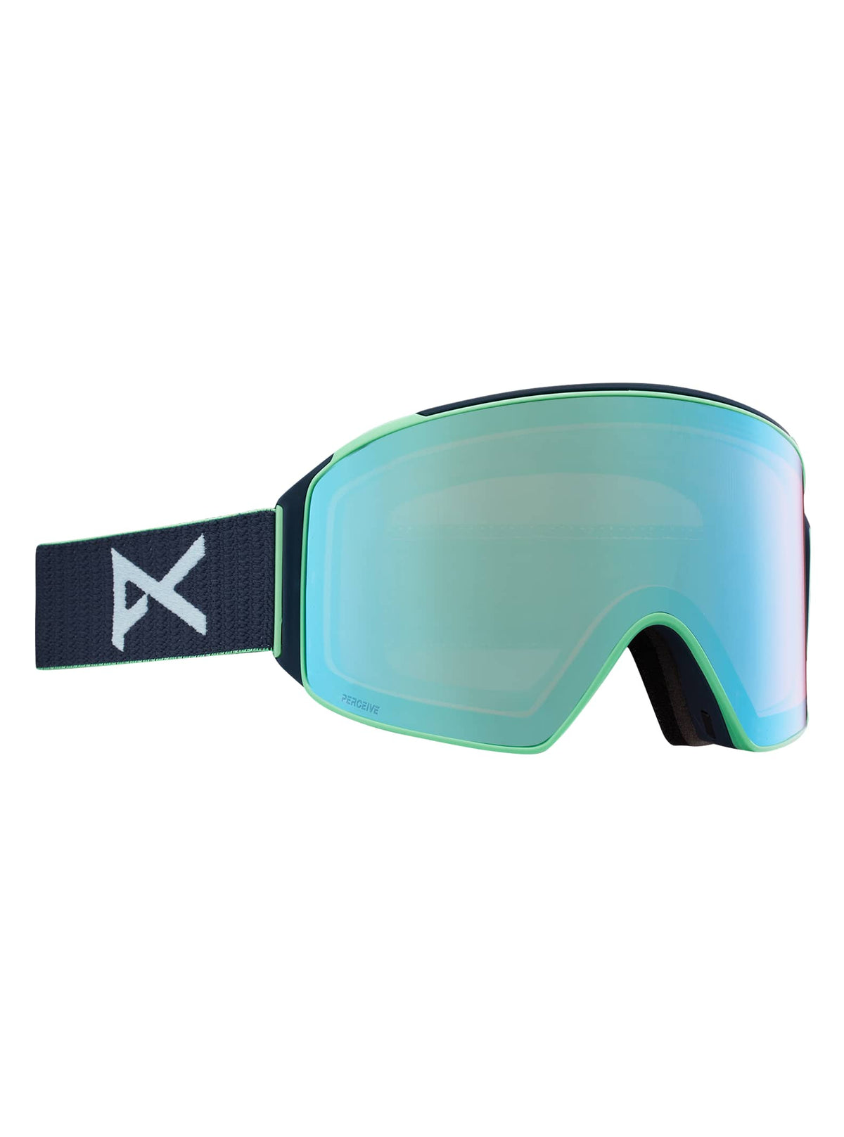 Anon Anon M4 Goggles Cylindrical + Bonus Lens + MFI® Face Mask - Low Bridge Fit Frame: navy, lens: perceive variable blue (21% / s2), spare lens: perceive cloudy pink (53% / s1)