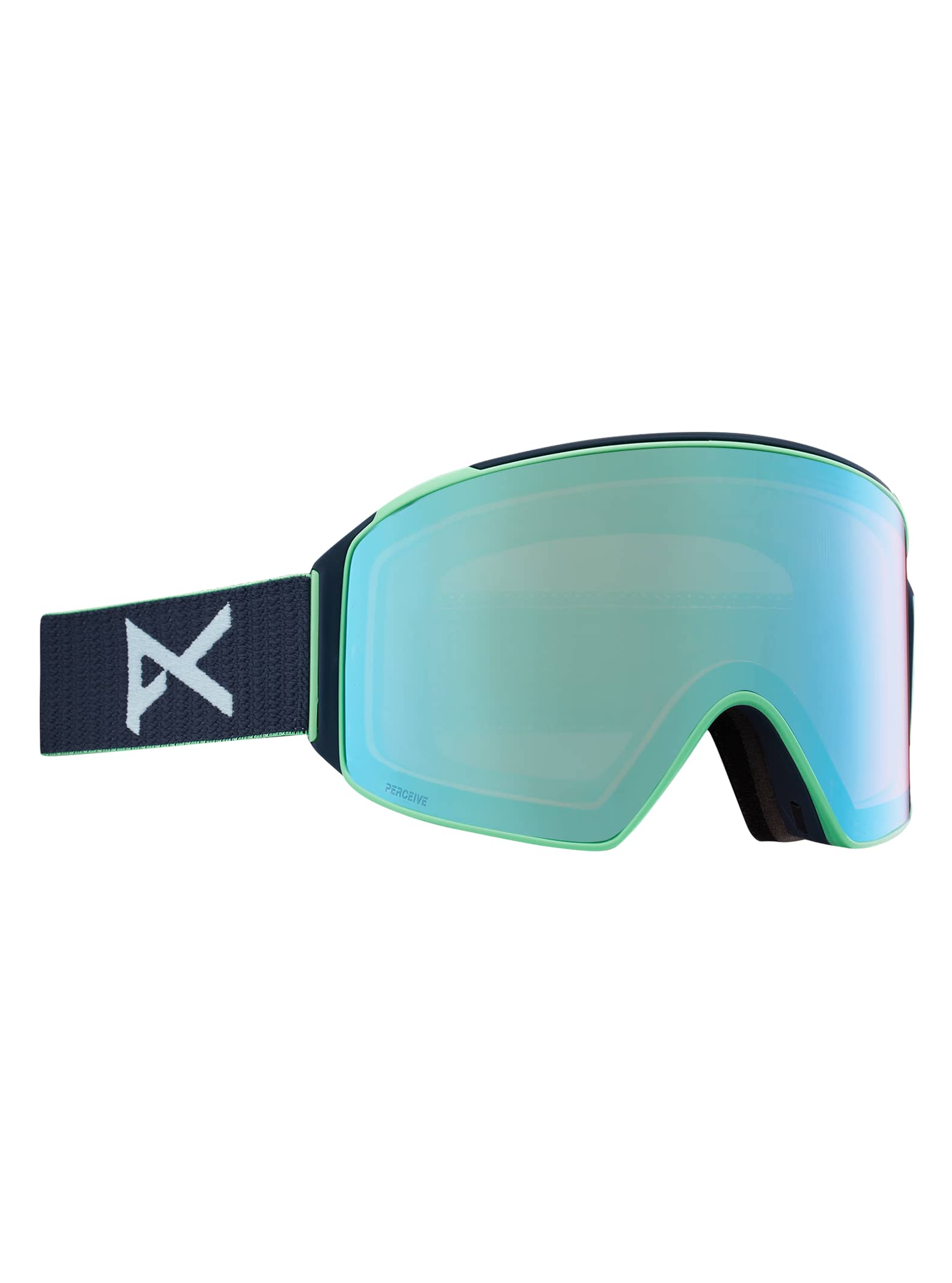 Anon Anon M4 Goggles Cylindrical + Bonus Lens + MFI® Face Mask - Low Bridge Fit Frame: navy, lens: perceive variable blue (21% / s2), spare lens: perceive cloudy pink (53% / s1)