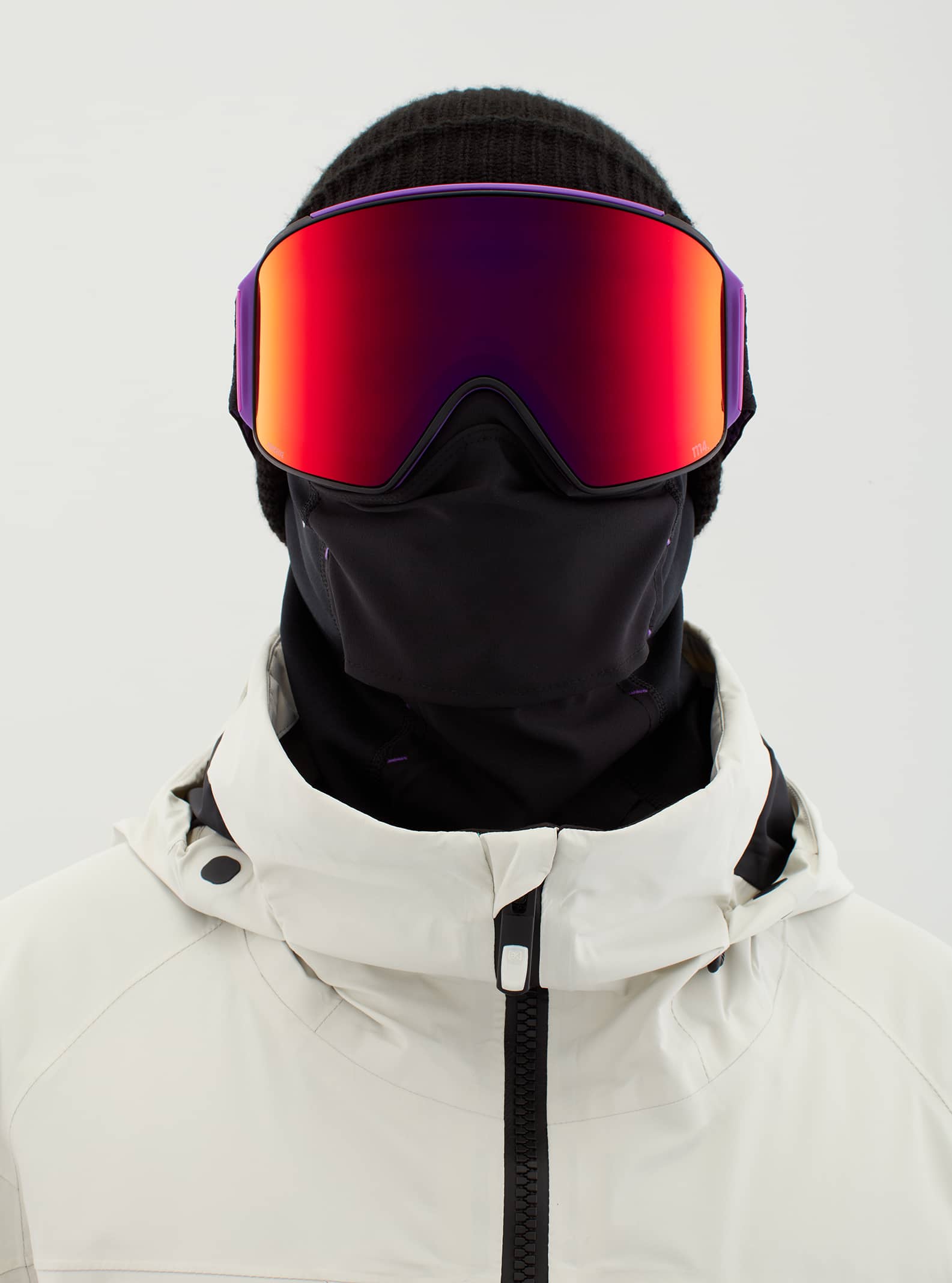Anon Anon M4 Goggles Cylindrical + Bonus Lens + MFI® Face Mask Frame: mendez, lens: perceive sunny red (14% / s3), spare lens: perceive cloudy burst (59% / s1)