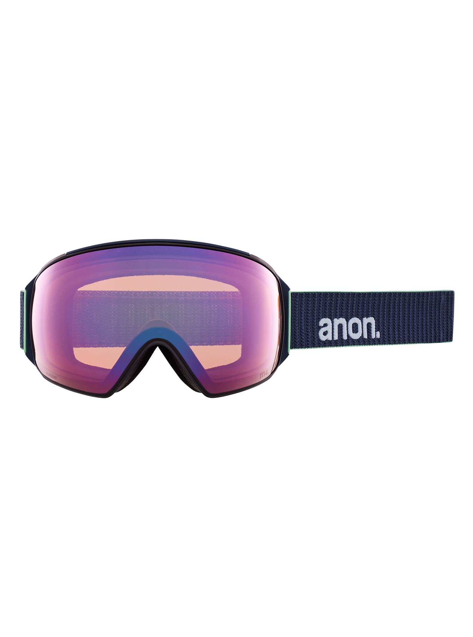 Anon Anon M4 Goggles Toric + Bonus Lens + MFI® Face Mask - Low Bridge Fit Frame: navy, lens: perceive variable blue (21% / s2), spare lens: perceive cloudy pink (53% / s1)
