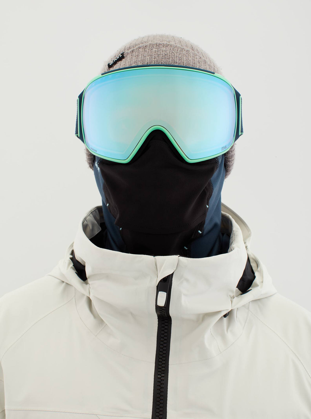 Anon Anon M4 Goggles Toric + Bonus Lens + MFI® Face Mask - Low Bridge Fit Frame: navy, lens: perceive variable blue (21% / s2), spare lens: perceive cloudy pink (53% / s1)