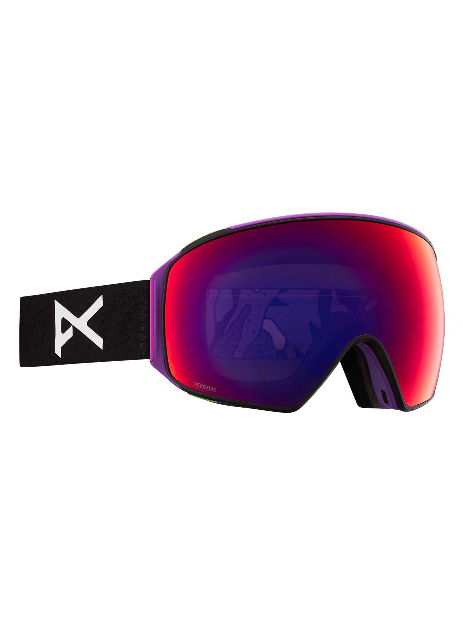 Anon Anon M4 Goggles Toric + Bonus Lens + MFI® Face Mask - Low Bridge Fit Frame: mendez, lens: perceive sunny red (14% / s3), spare lens: perceive cloudy burst (59% / s1)