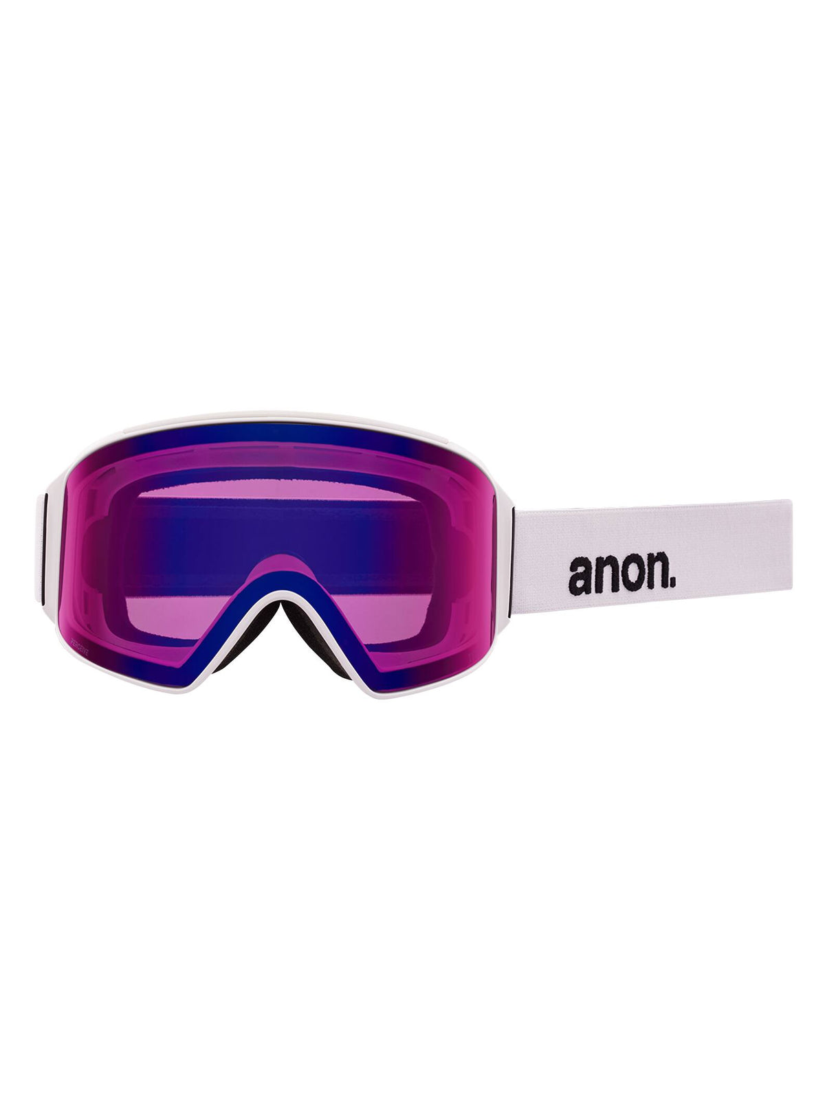 Anon Anon M4 Goggles Cylindrical + Bonus Lens + MFI® Face Mask Frame: white, lens: perceive sunny onyx (6% / s4), spare lens: perceive variable violet (34% / s2)