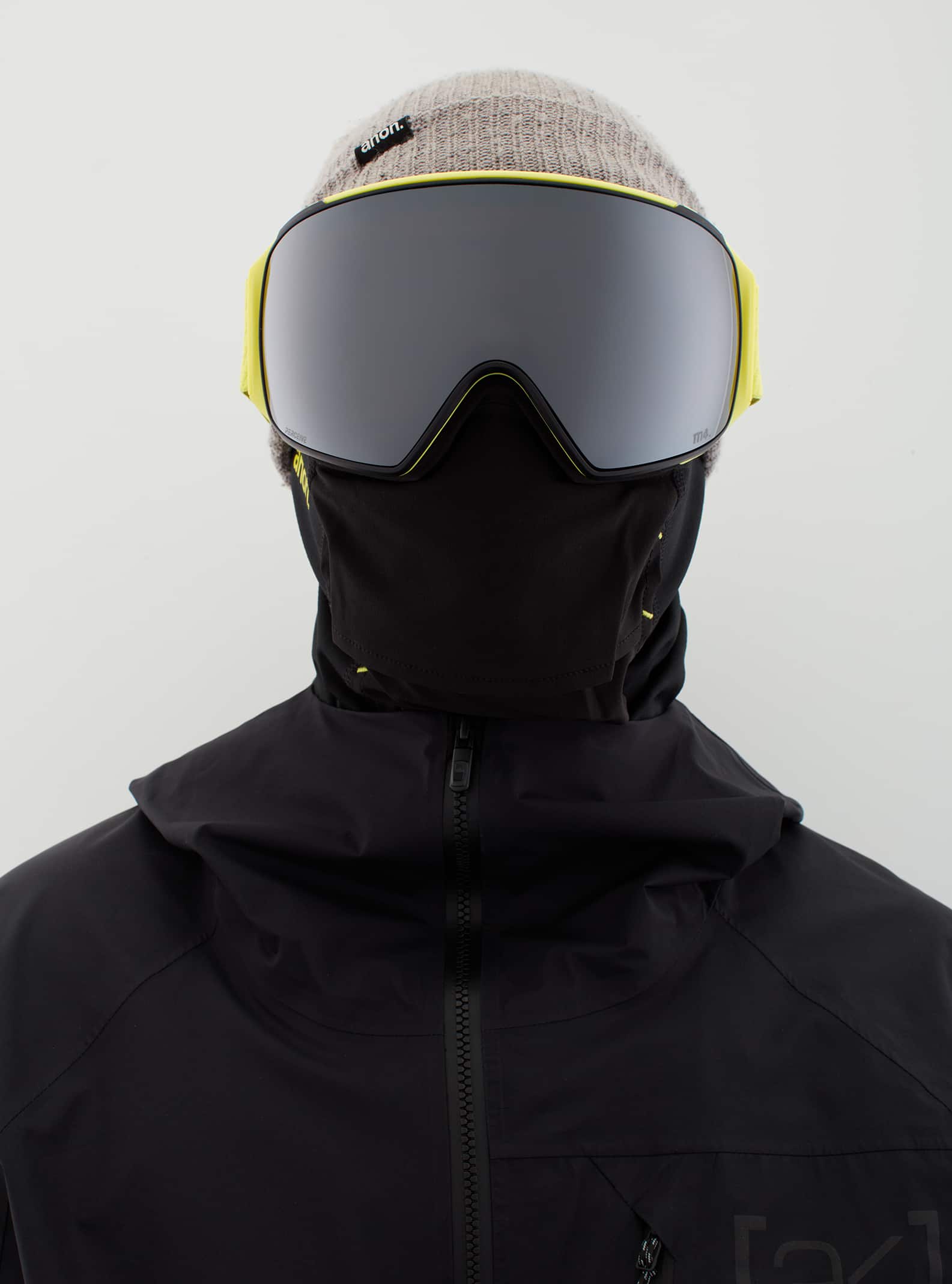Anon Anon M4 Goggles Toric + Bonus Lens + MFI® Face Mask Frame: lemon, lens: perceive sunny onyx (6% / s4), spare lens: perceive variable violet (34% / s2)