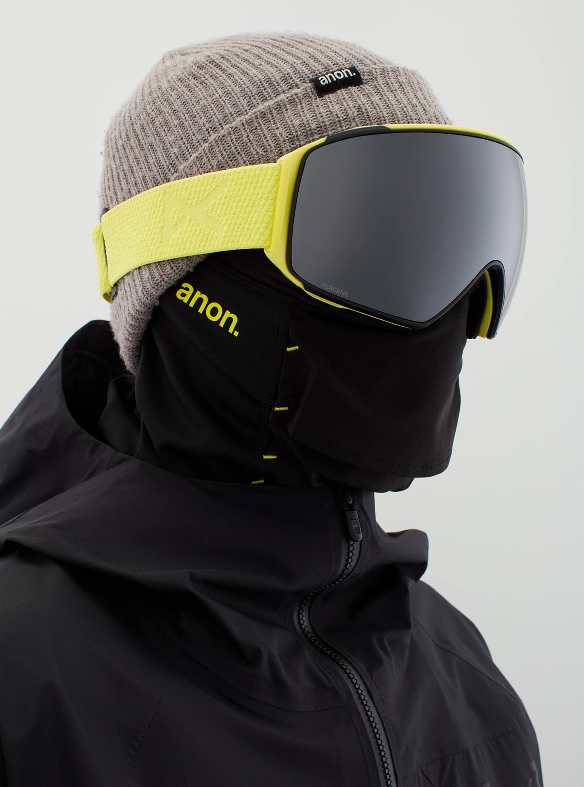 Anon Anon M4 Goggles Toric + Bonus Lens + MFI® Face Mask Frame: lemon, lens: perceive sunny onyx (6% / s4), spare lens: perceive variable violet (34% / s2)