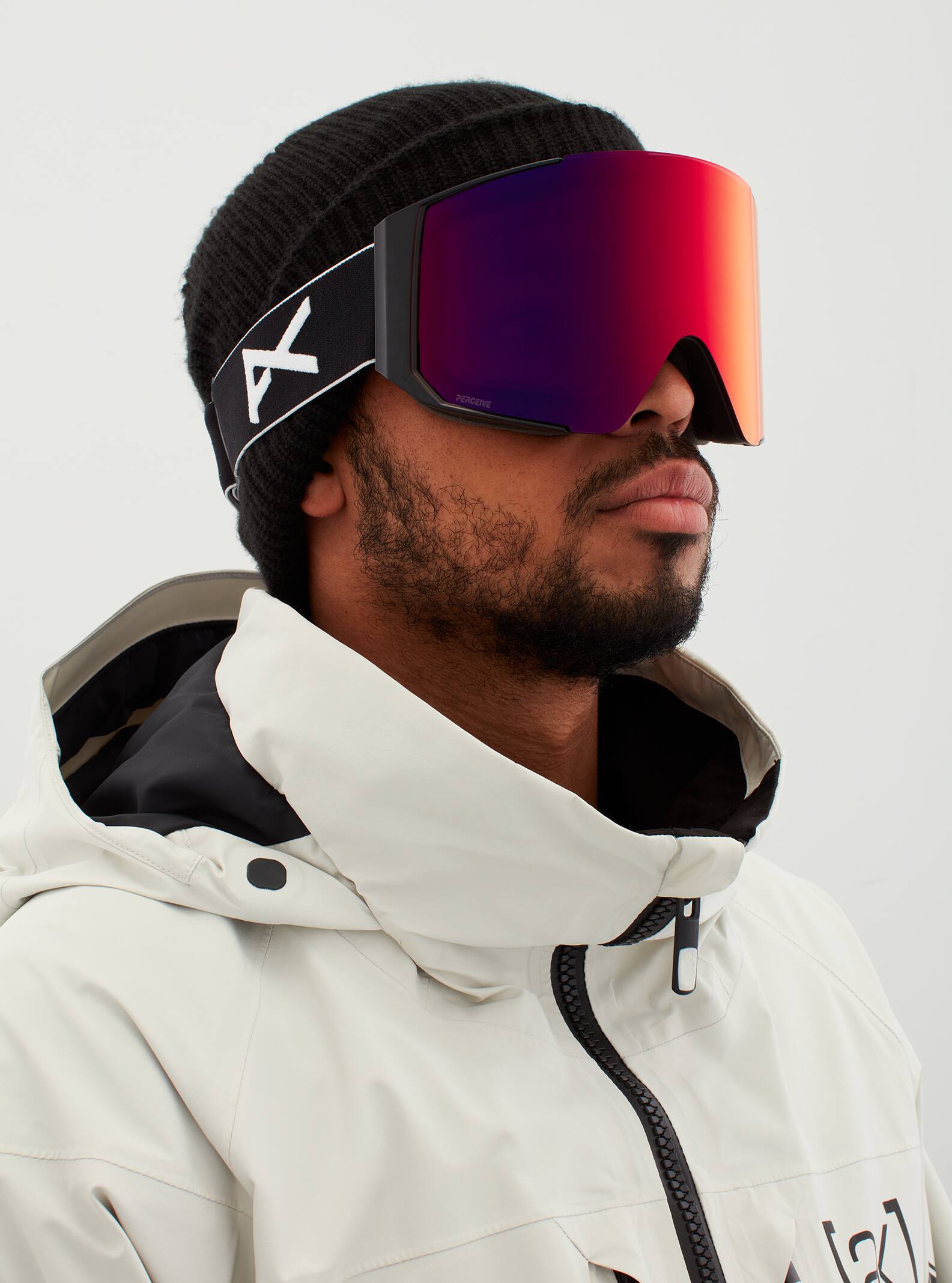 Anon Anon Sync Goggles + Bonus Lens Frame: black, lens: perceive sunny red (14% / s3), spare lens: perceive cloudy burst (59% / s1)